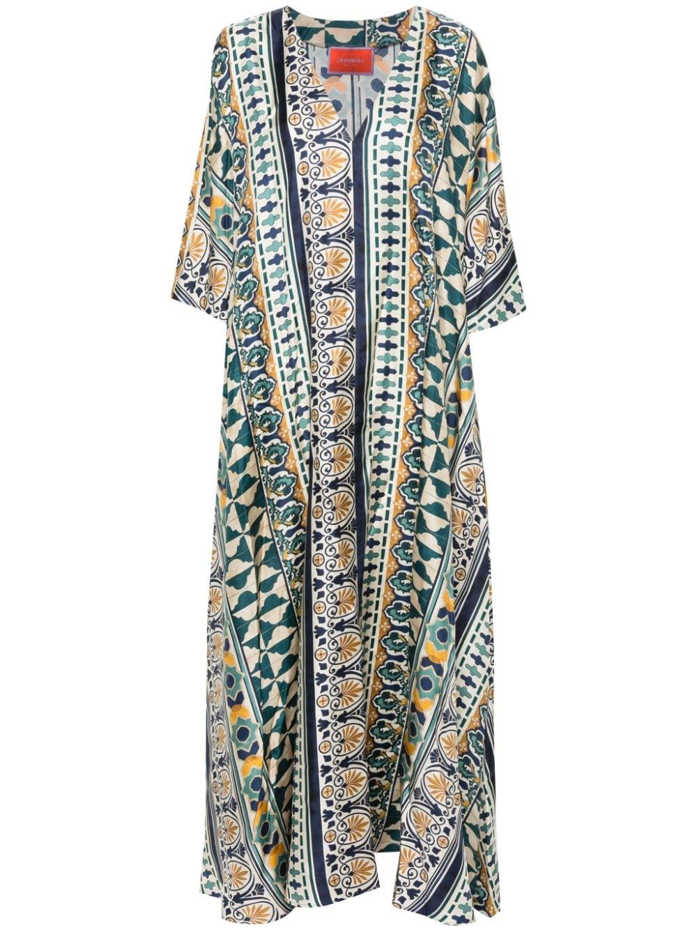 LA DOUBLE J Silk Muumuu Dress for Women