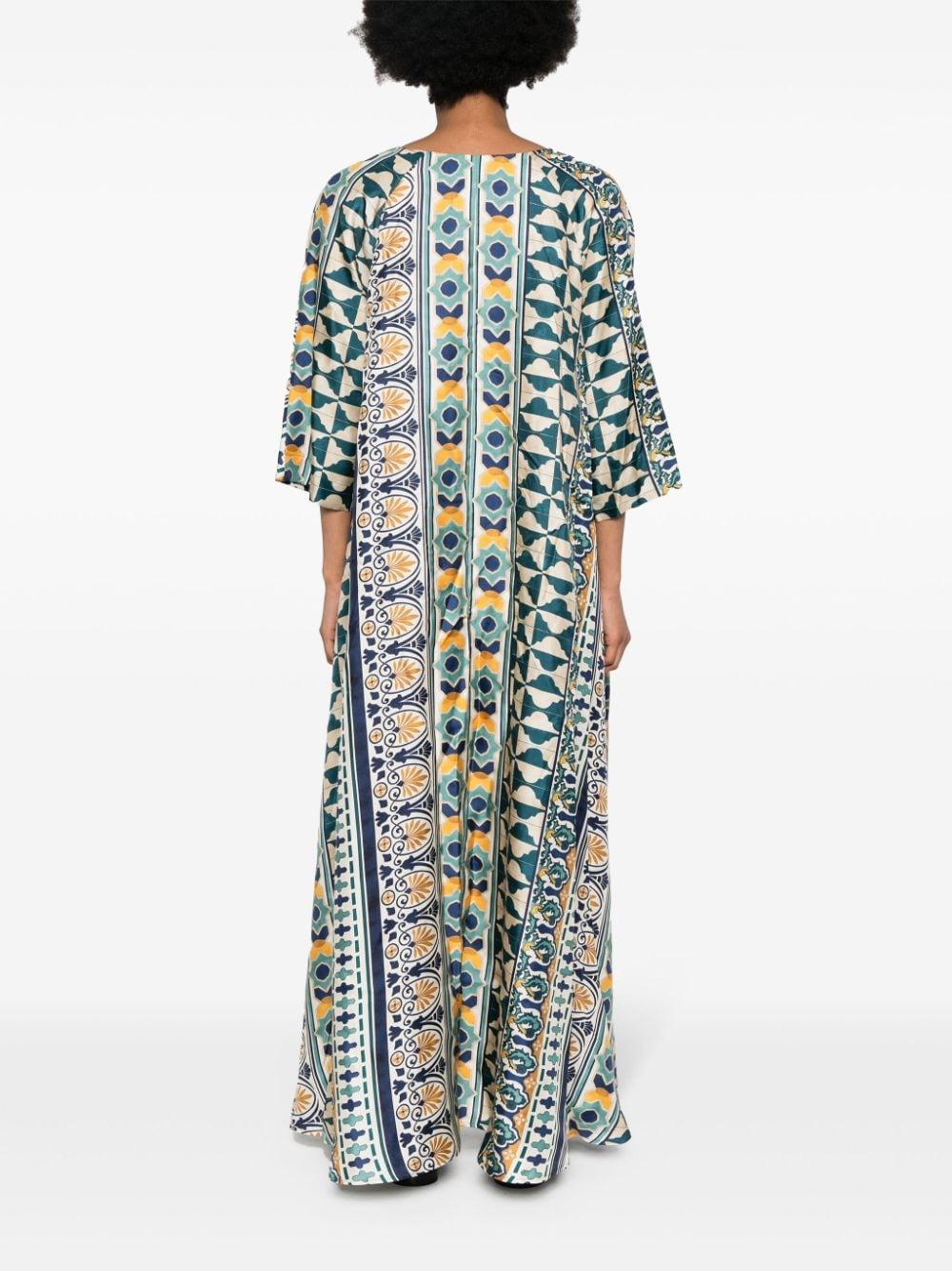 LA DOUBLE J Silk Muumuu Dress for Women
