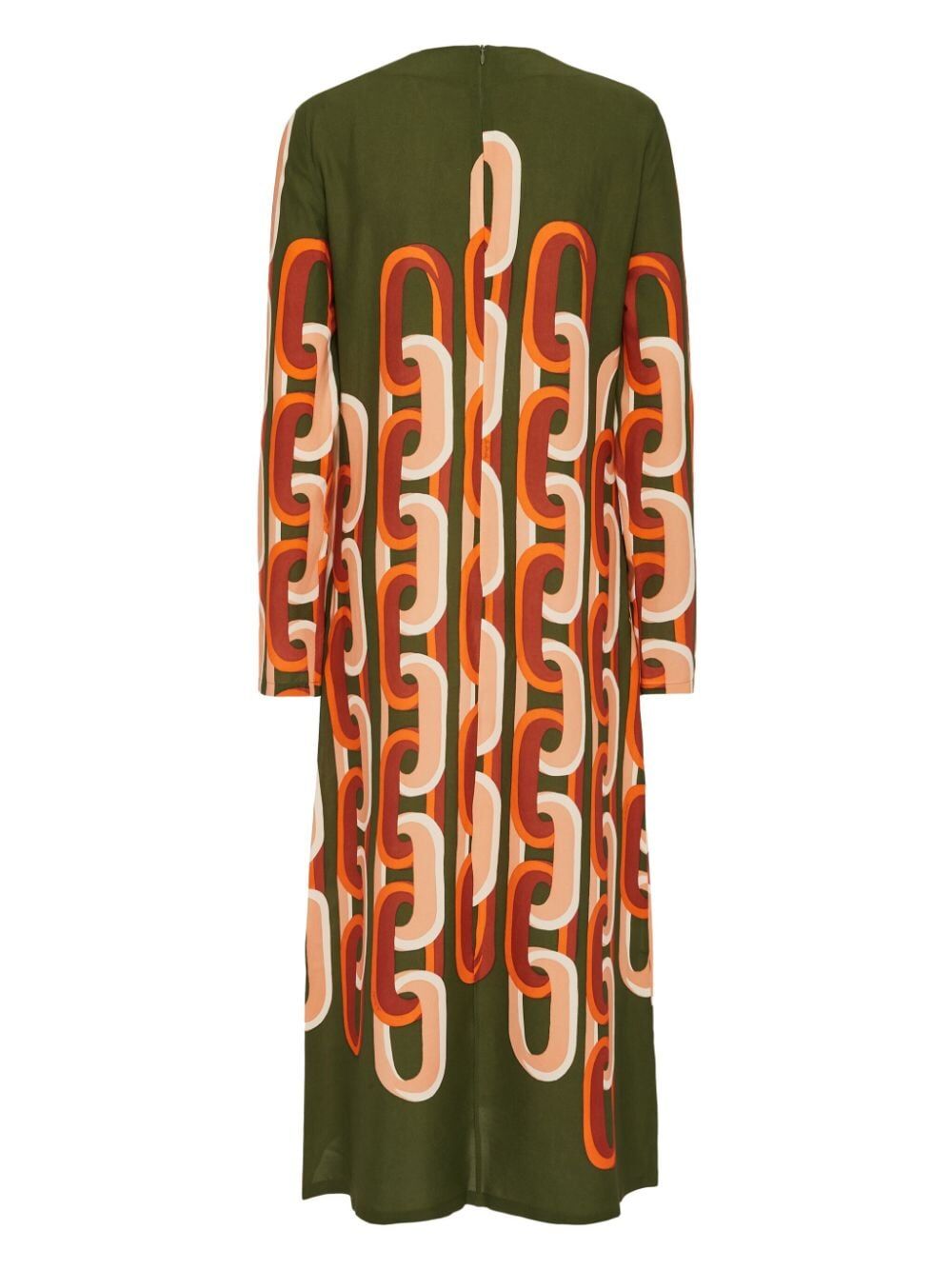 LA DOUBLE J Long Sleeve Midi Swing Dress