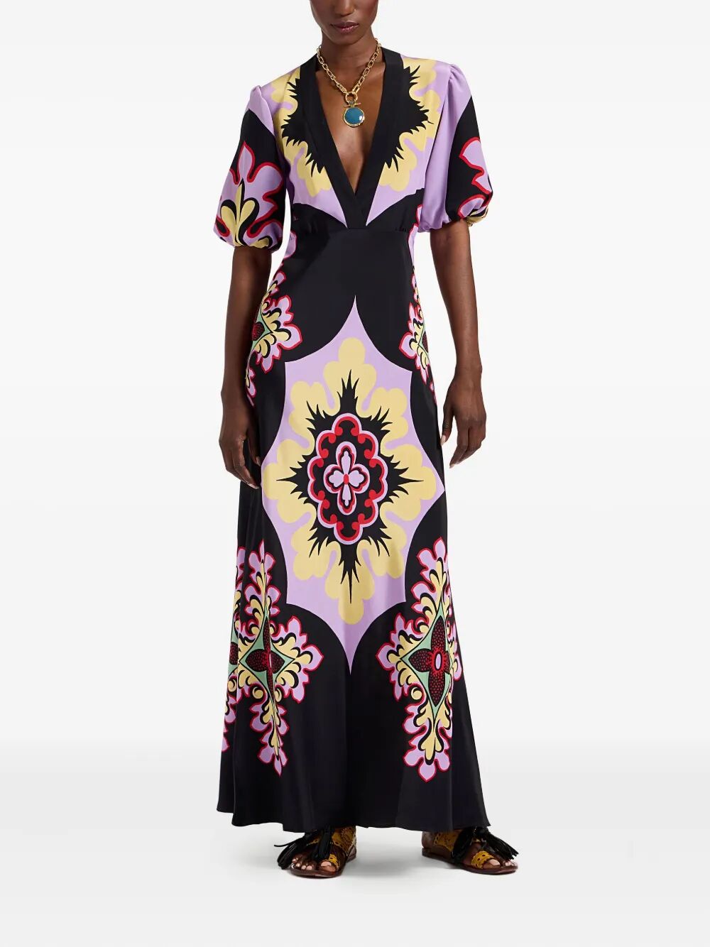 LA DOUBLE J Floral Patterned Mini Dress