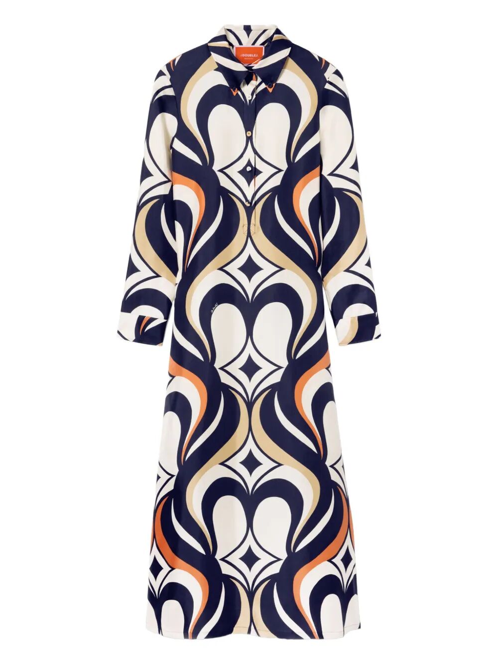 LA DOUBLE J Geometric Pattern Dress - FW25 Collection