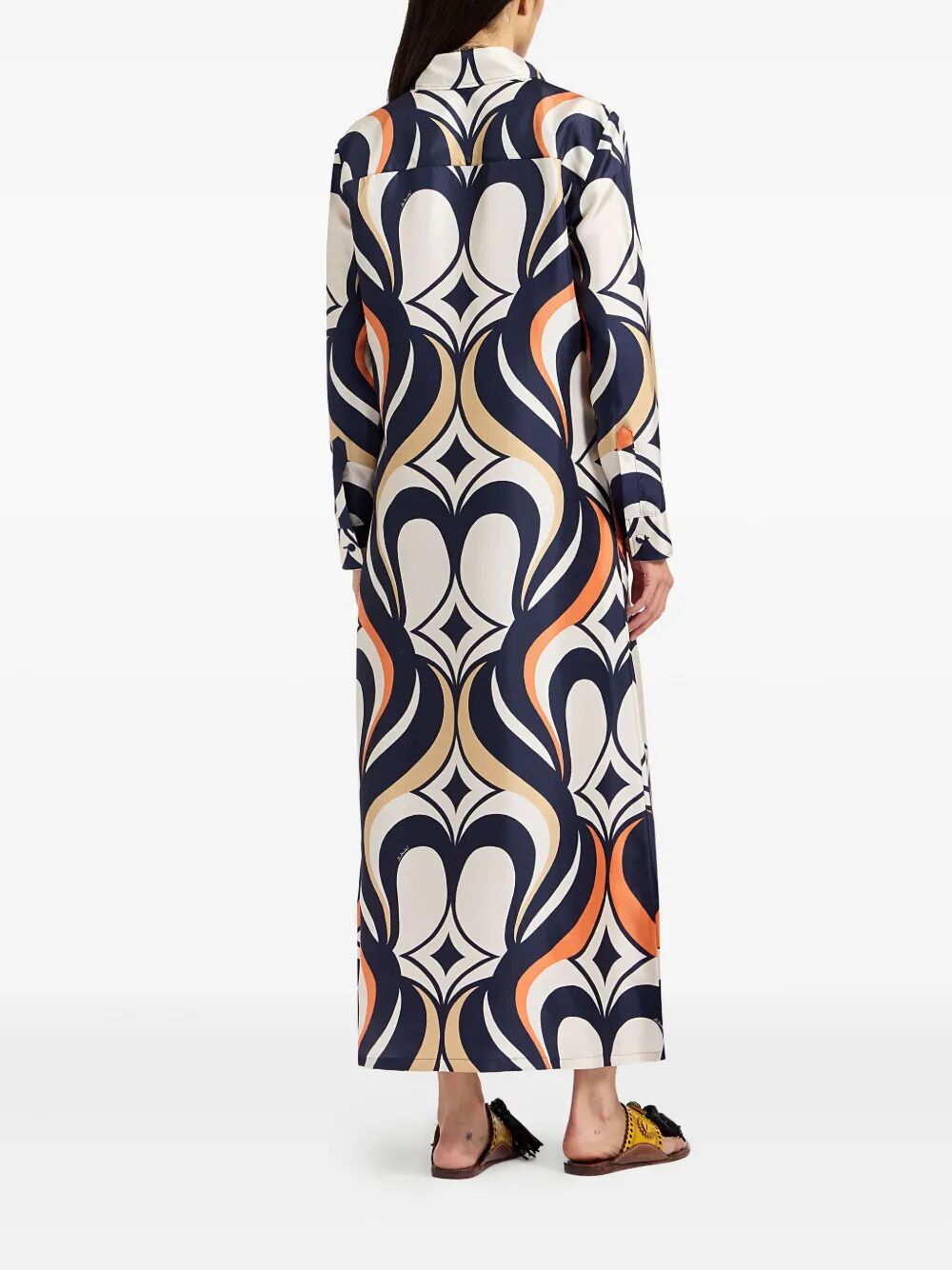 LA DOUBLE J Geometric Pattern Dress - FW25 Collection