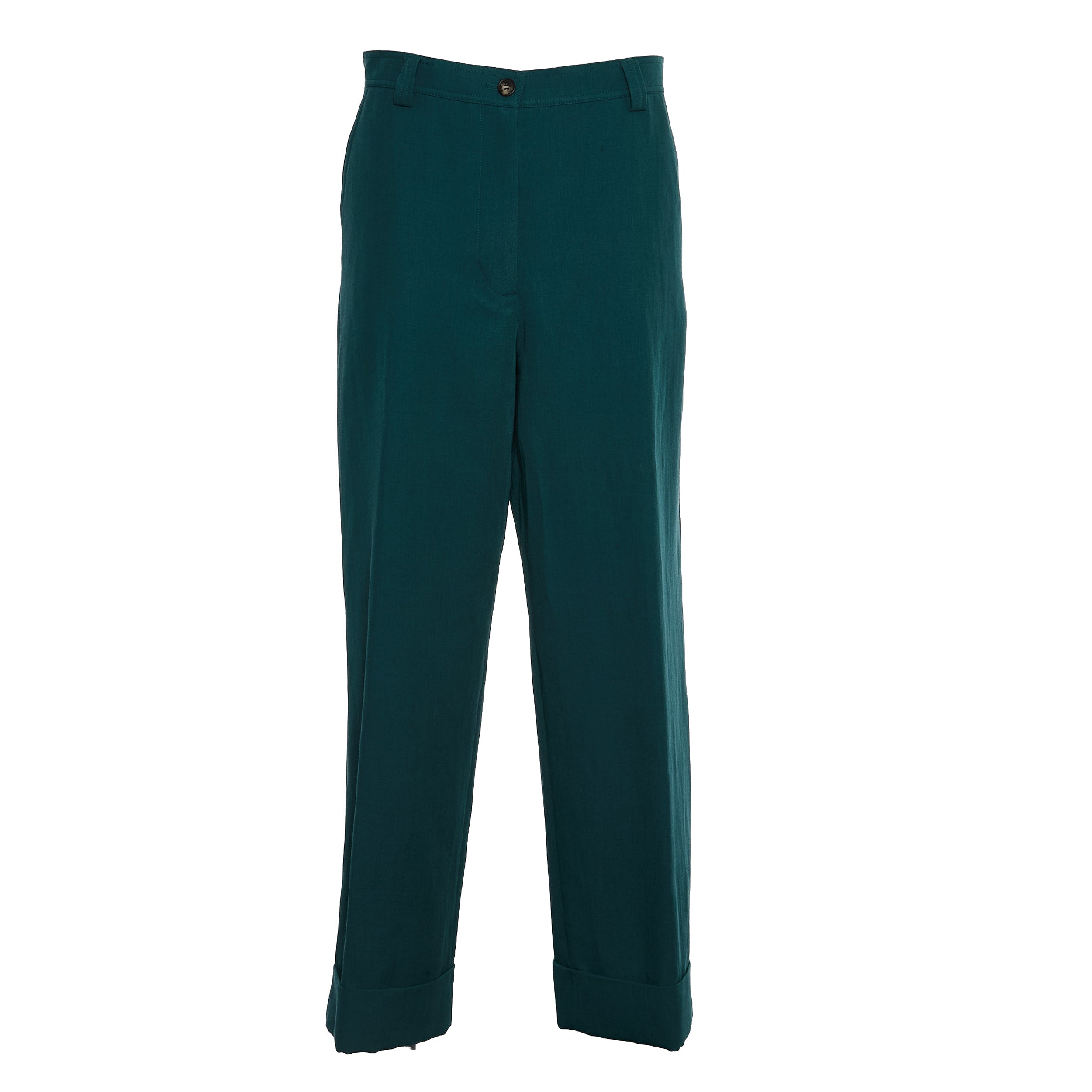 DRIES VAN NOTEN Stylish Relaxed Fit Pants with Cuff