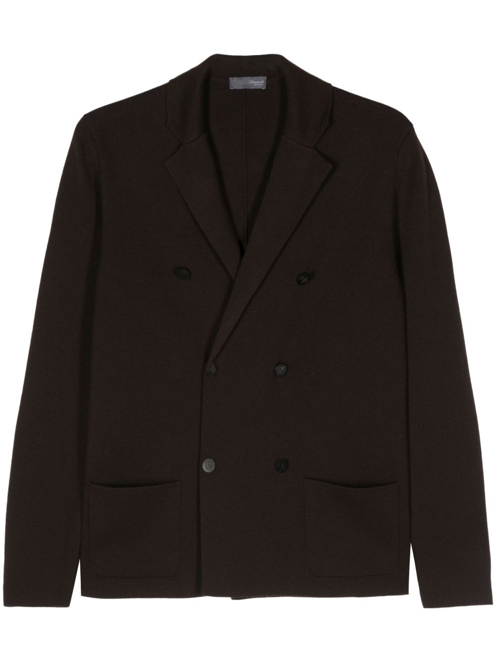 DRUMOHR Double-Breasted Merino Wool Blazer