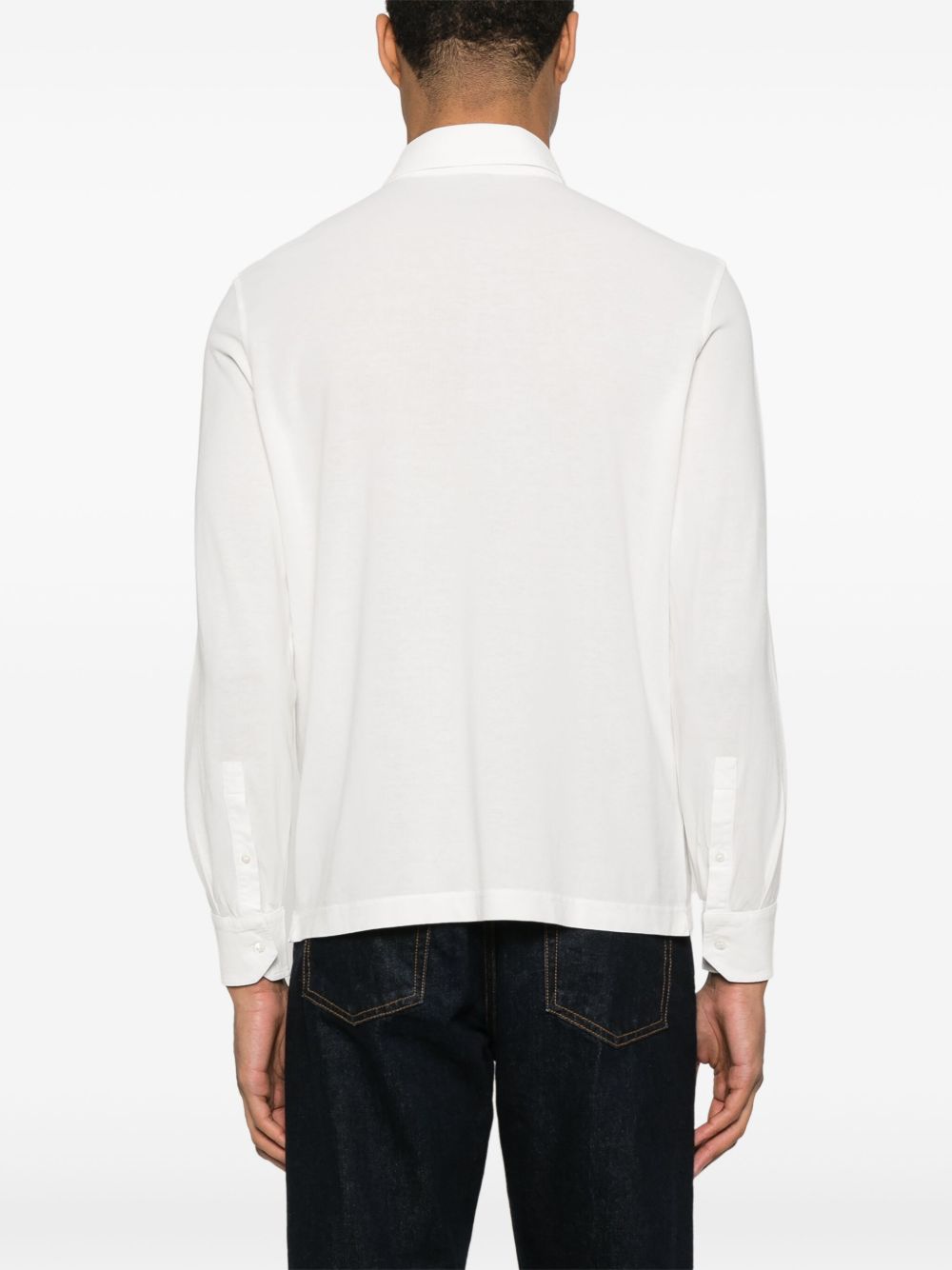 DRUMOHR Long-Sleeved Polo Shirt - Size M