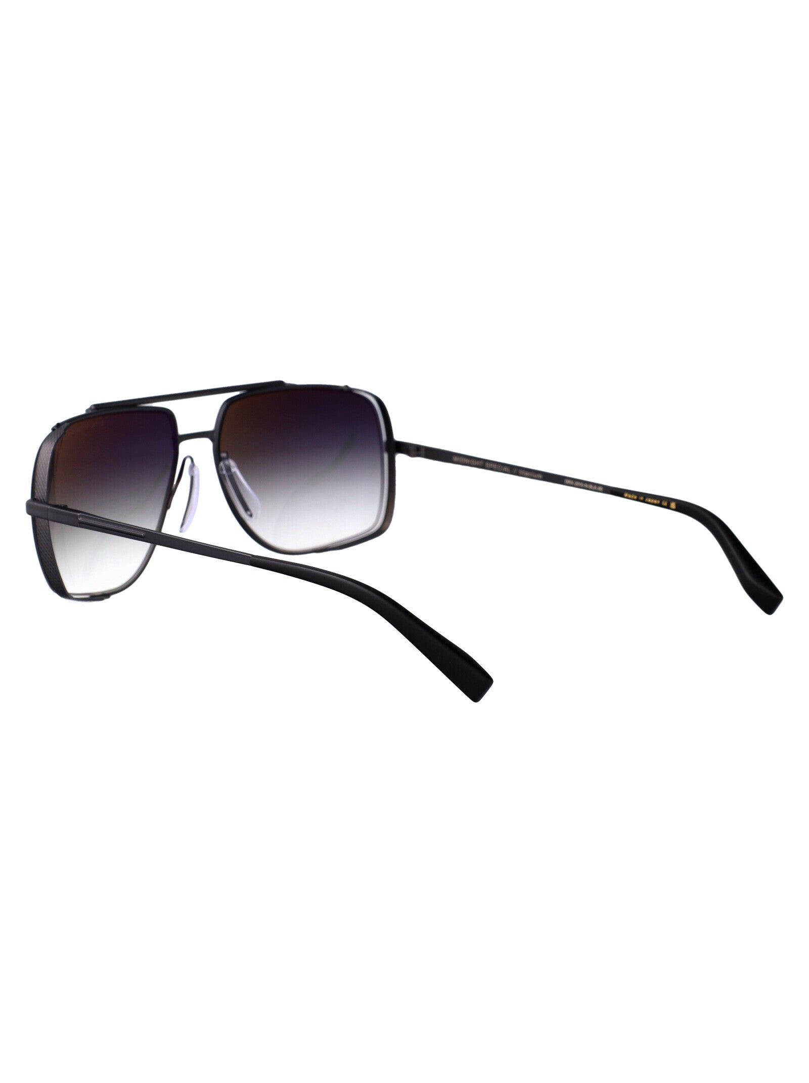 DITA EYEWEAR Iron Frame Gradient Oval Sunglasses