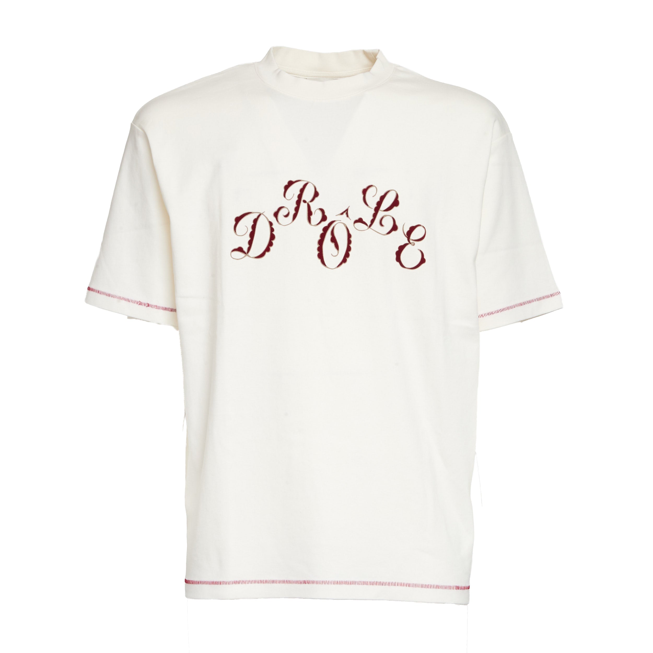 DRÔLE DE MONSIEUR Mens Regular Fit Mini Graphic T-Shirt