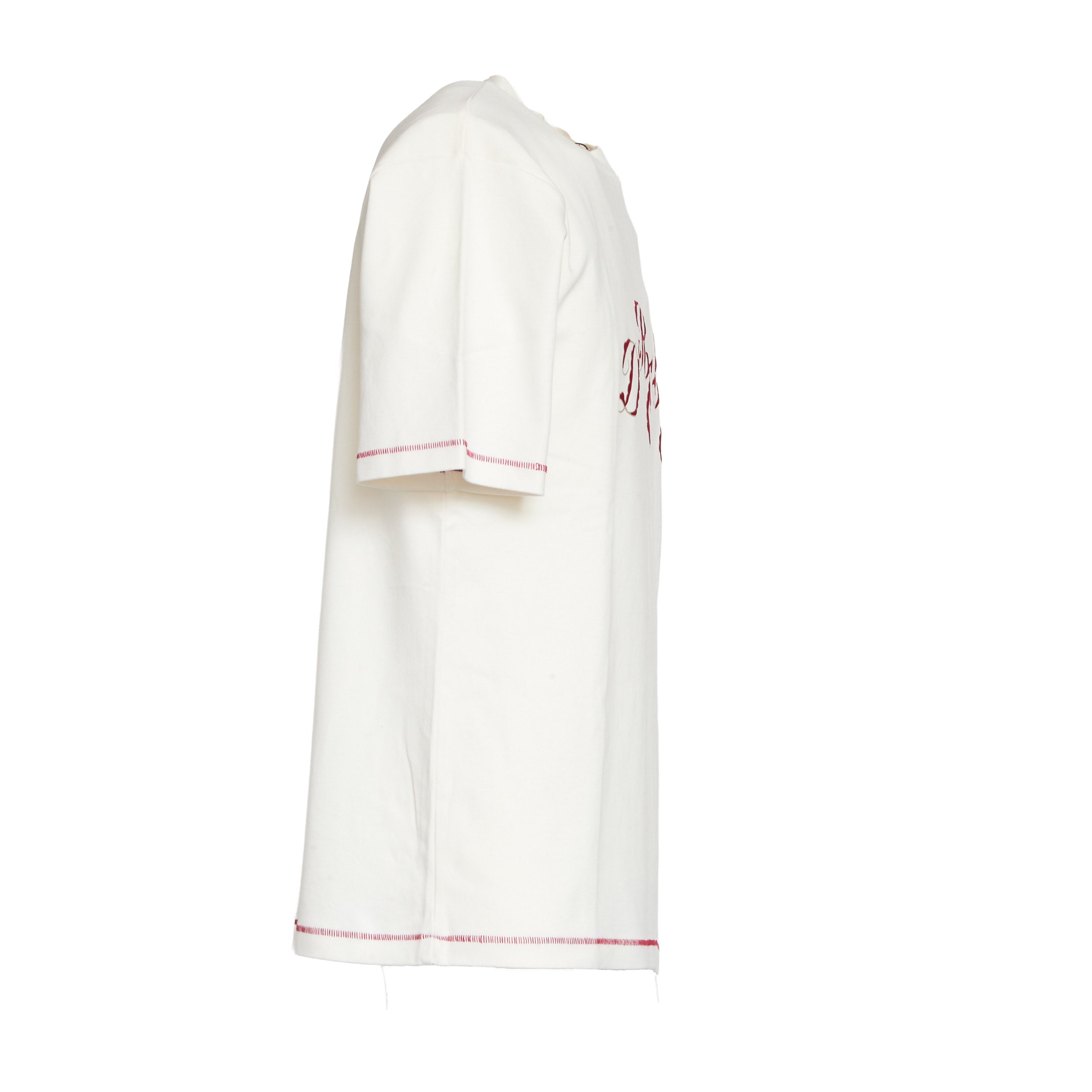 DRÔLE DE MONSIEUR Mens Regular Fit Mini Graphic T-Shirt