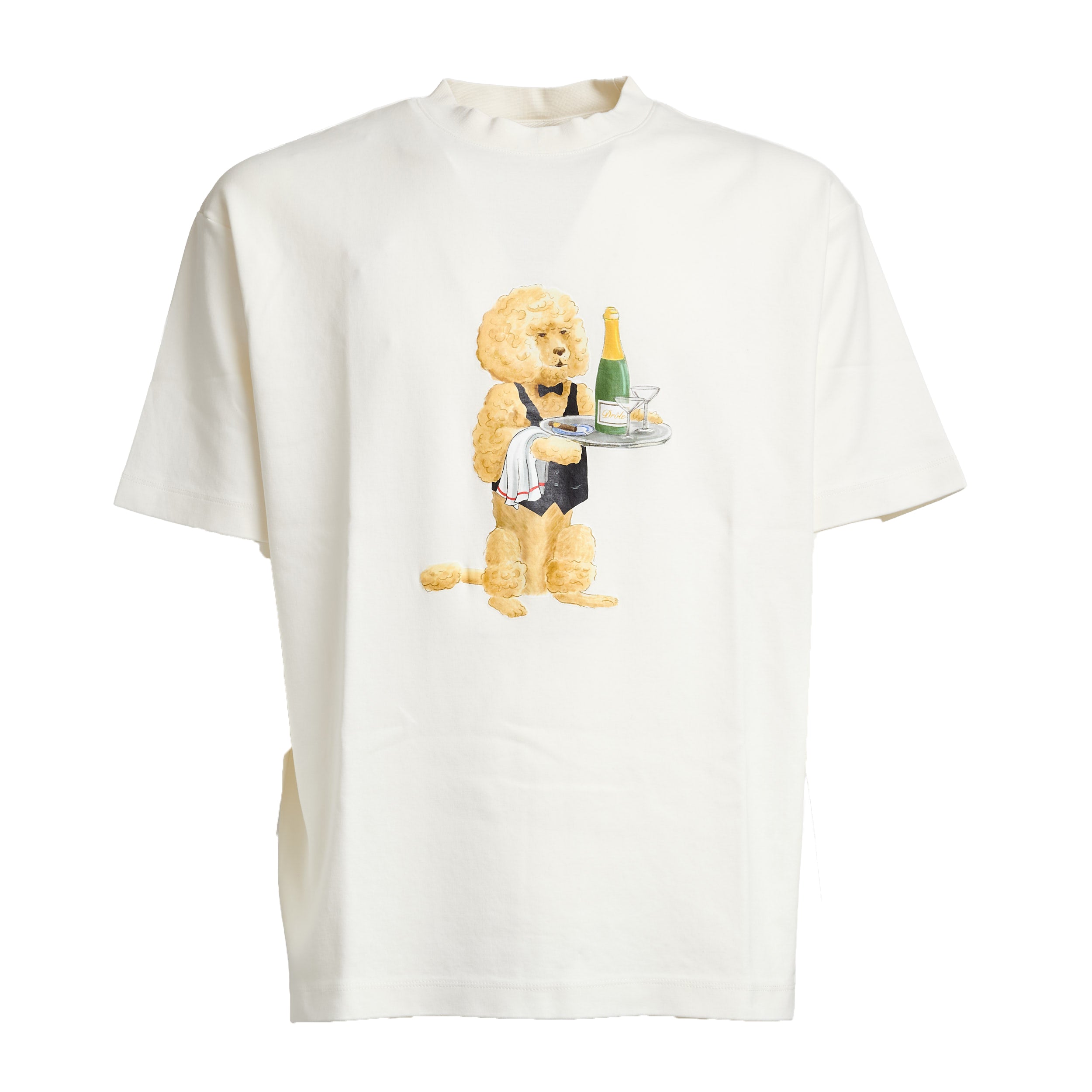 DRÔLE DE MONSIEUR Relaxed Fit Poodle Graphic T-Shirt