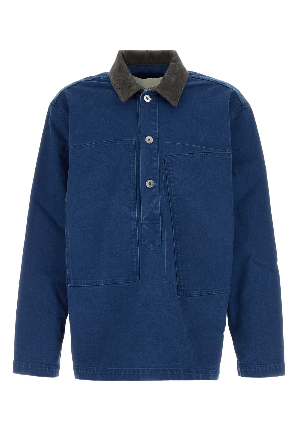 JW ANDERSON Denim Pocket Rugby Shirt