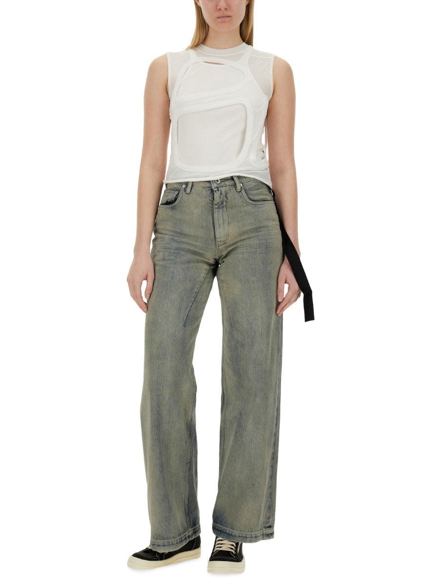 DRKSHDW Cut Out Women's Top - Size S