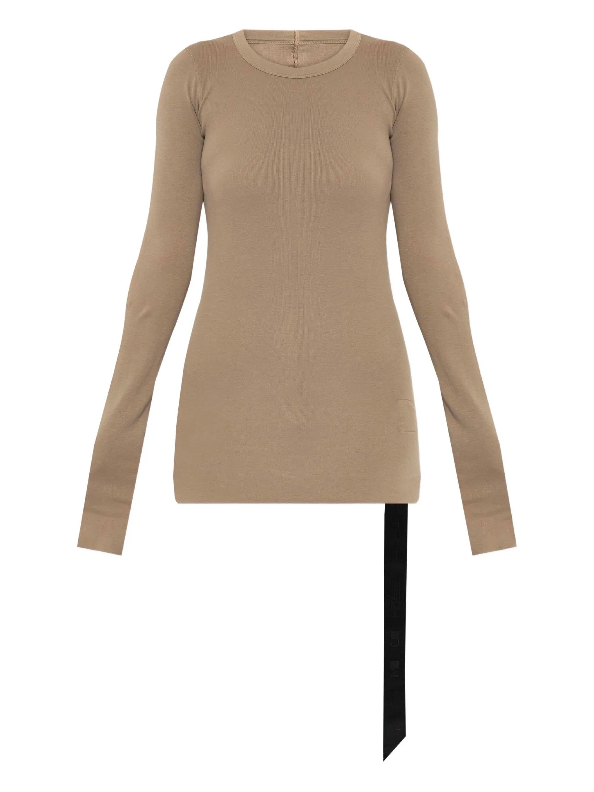 DRKSHDW Ribbed Long Sleeve Crew Neck Tee