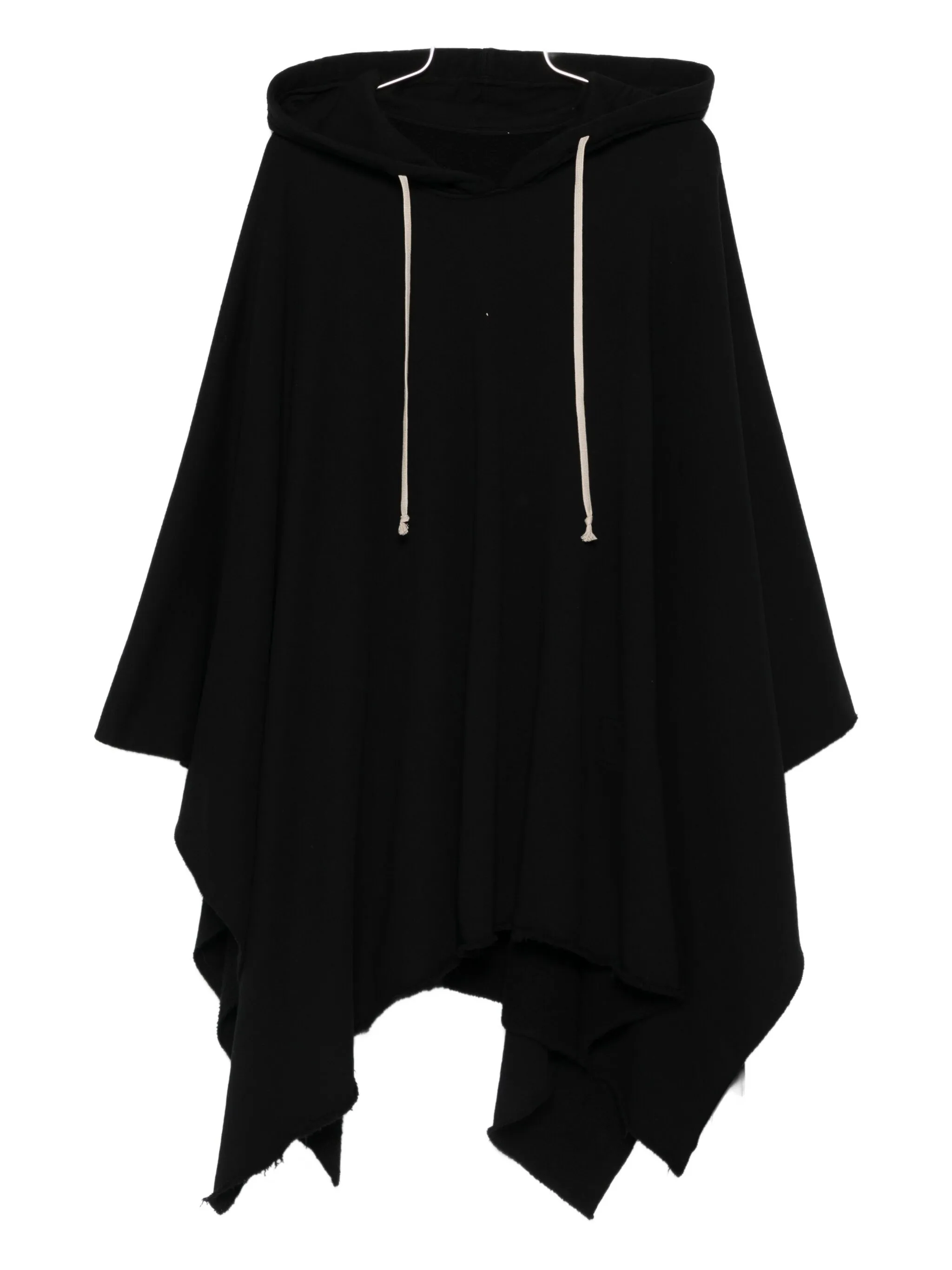 DRKSHDW Fleece Poncho with Drawstring Hood for Women - FW25 Collection