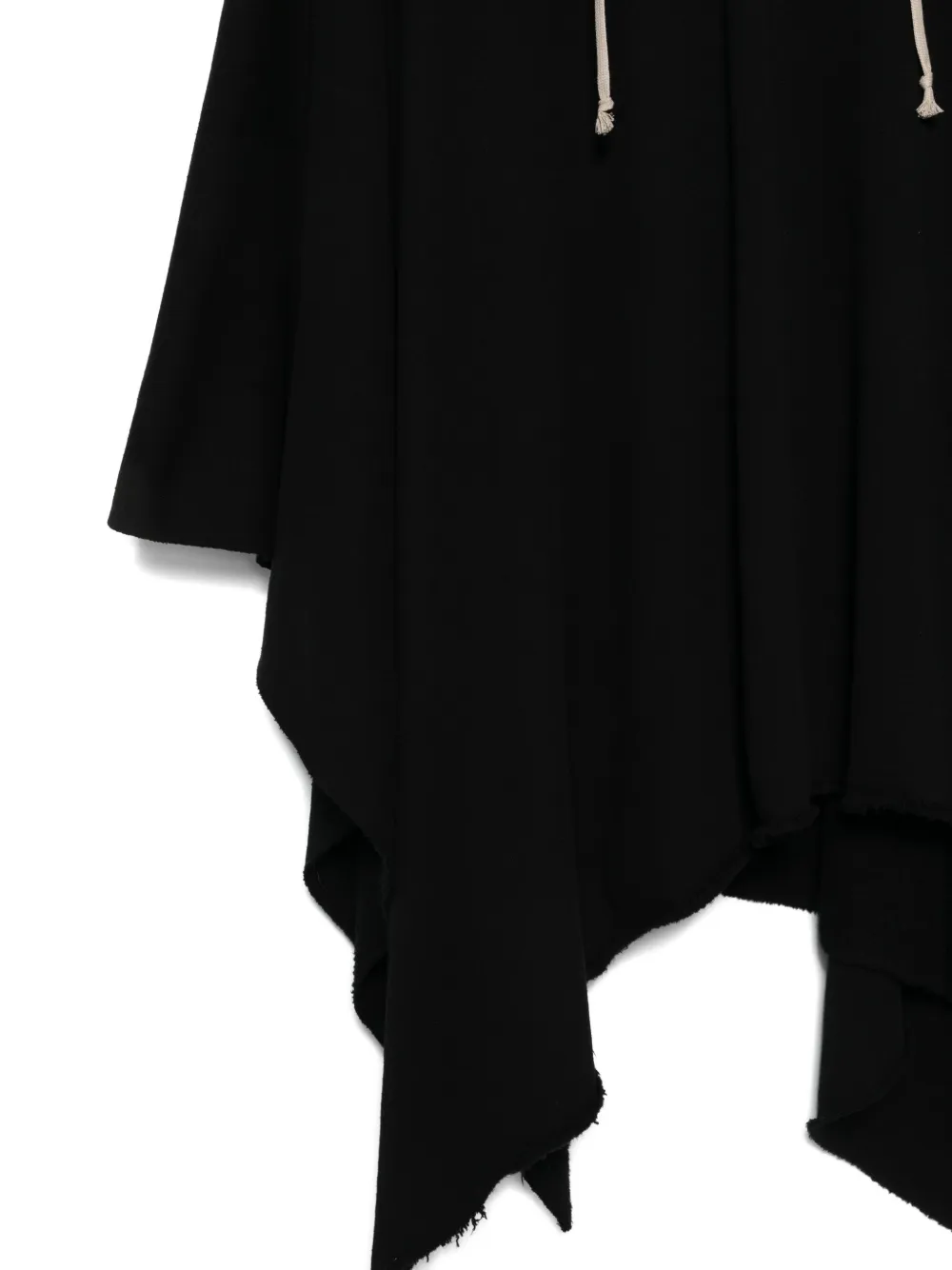 DRKSHDW Fleece Poncho with Drawstring Hood for Women - FW25 Collection
