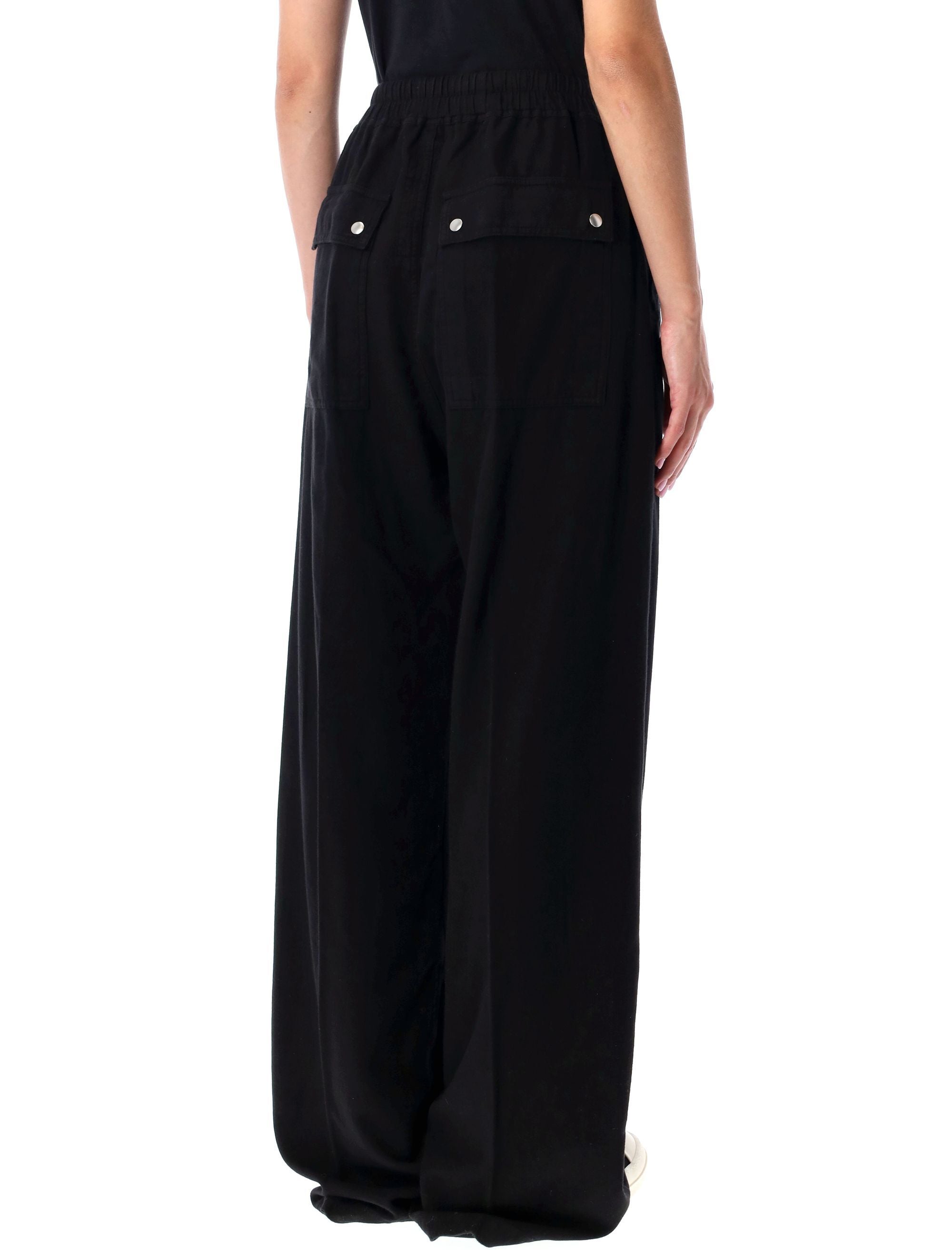 RICK OWENS Avant-Garde High-Waisted Wide Leg Pants