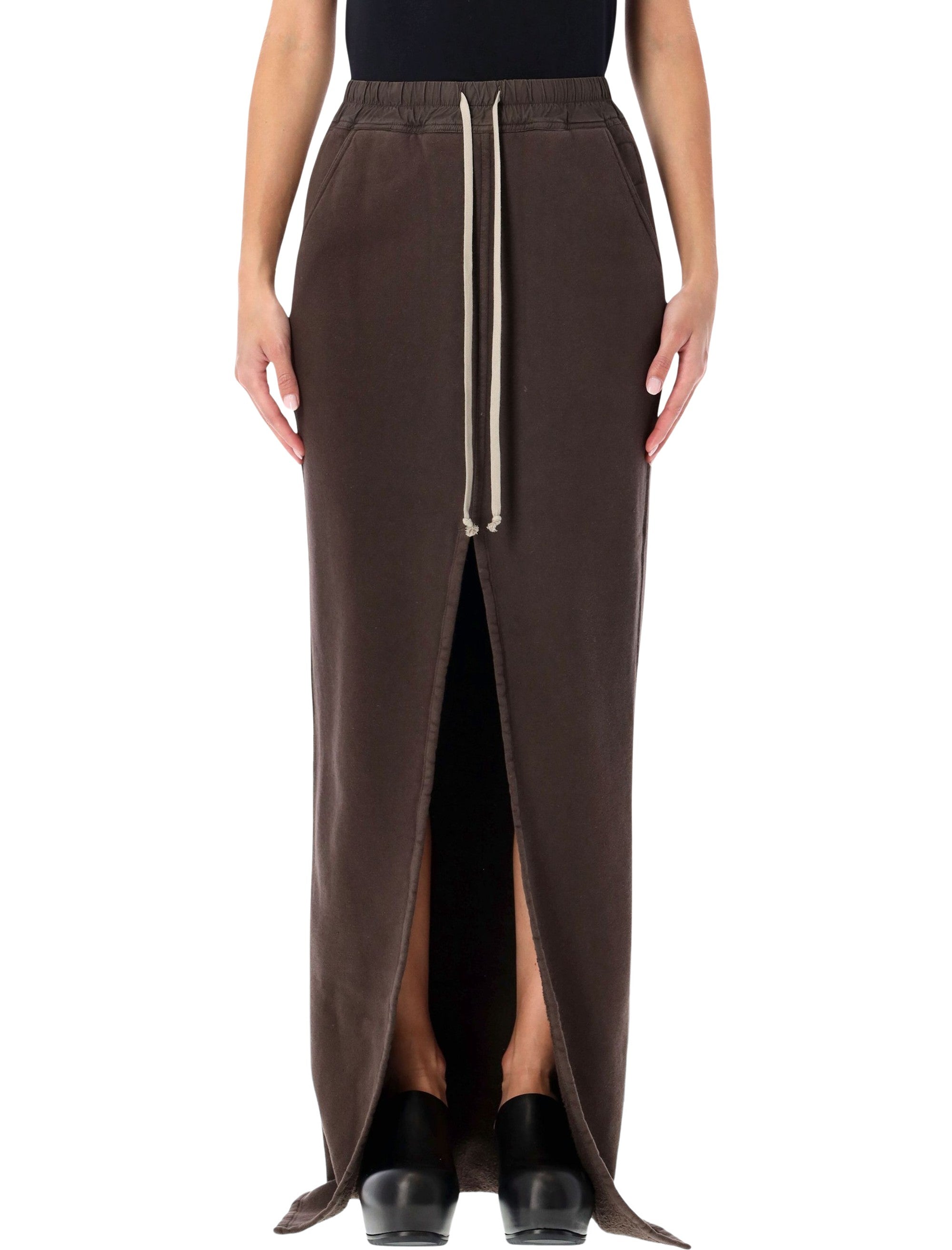 RICK OWENS Bold Slit Midi Skirt - Size S