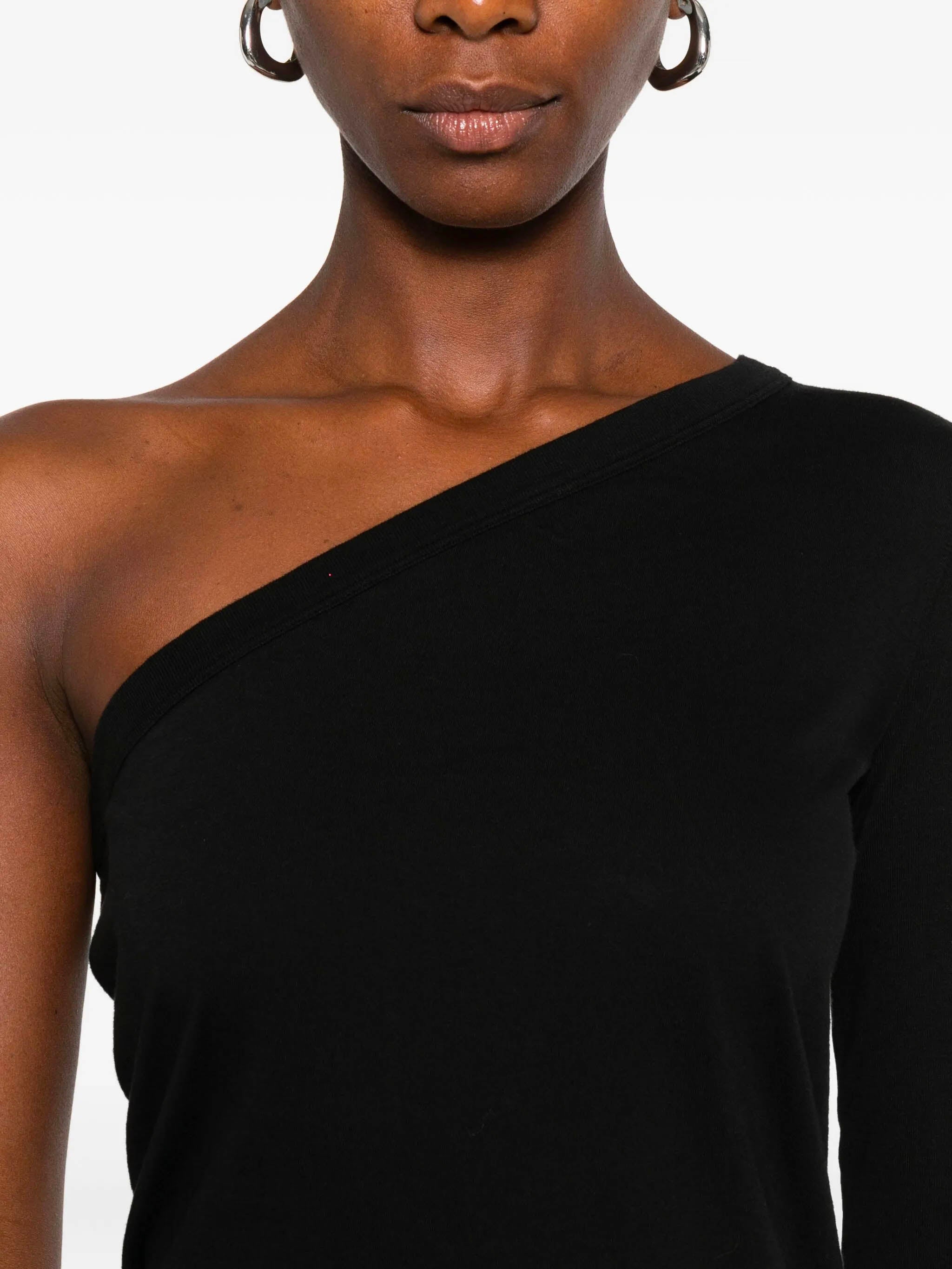 DRKSHDW One-Shoulder Long Dress with Back Slit