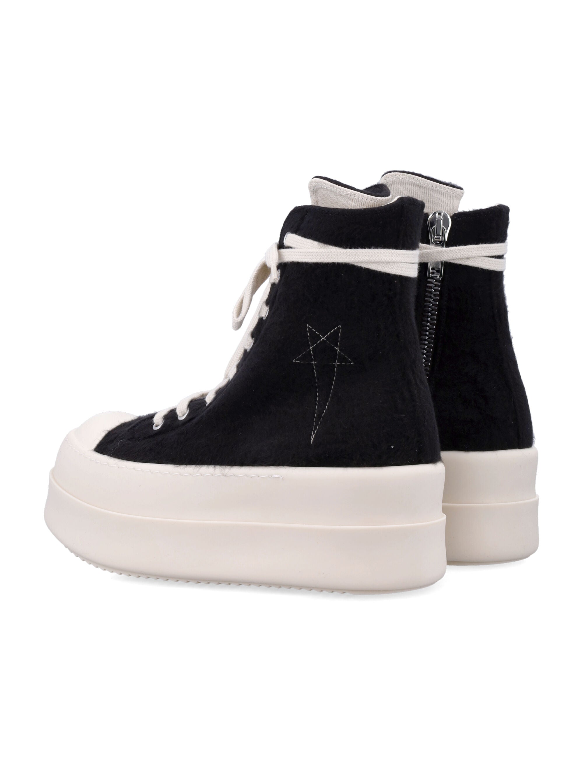 RICK OWENS Double Bumper Sneakers with Pentagram Detail for Women