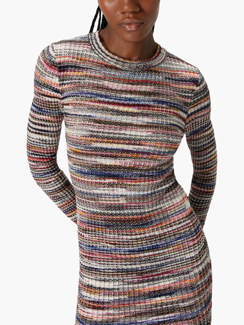 MISSONI Striped Mini Dress