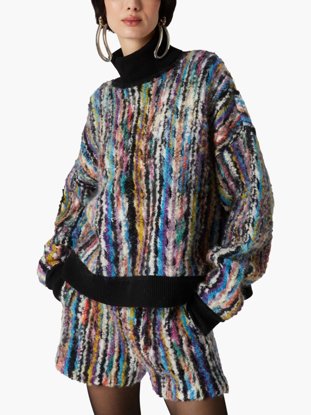 MISSONI Abstract Pattern Roll Neck Sweater - FW24