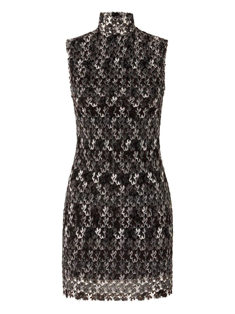 MISSONI Sleeveless Floral Lace Mini Dress