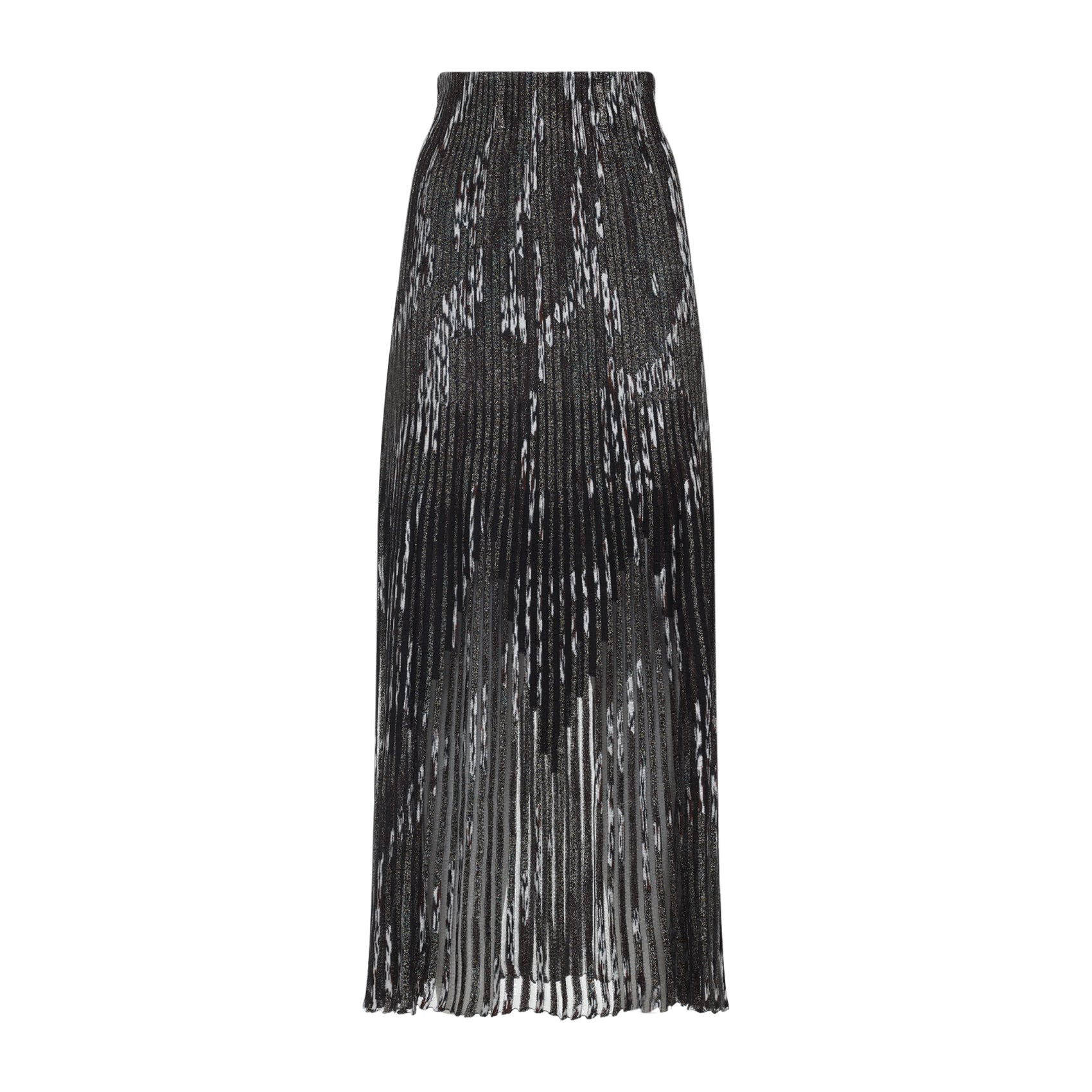 MISSONI Pleated Long Skirt - High Waist A-Line
