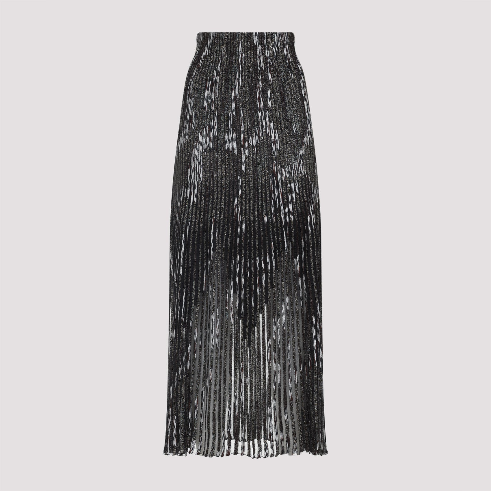 MISSONI Pleated Long Skirt - High Waist A-Line