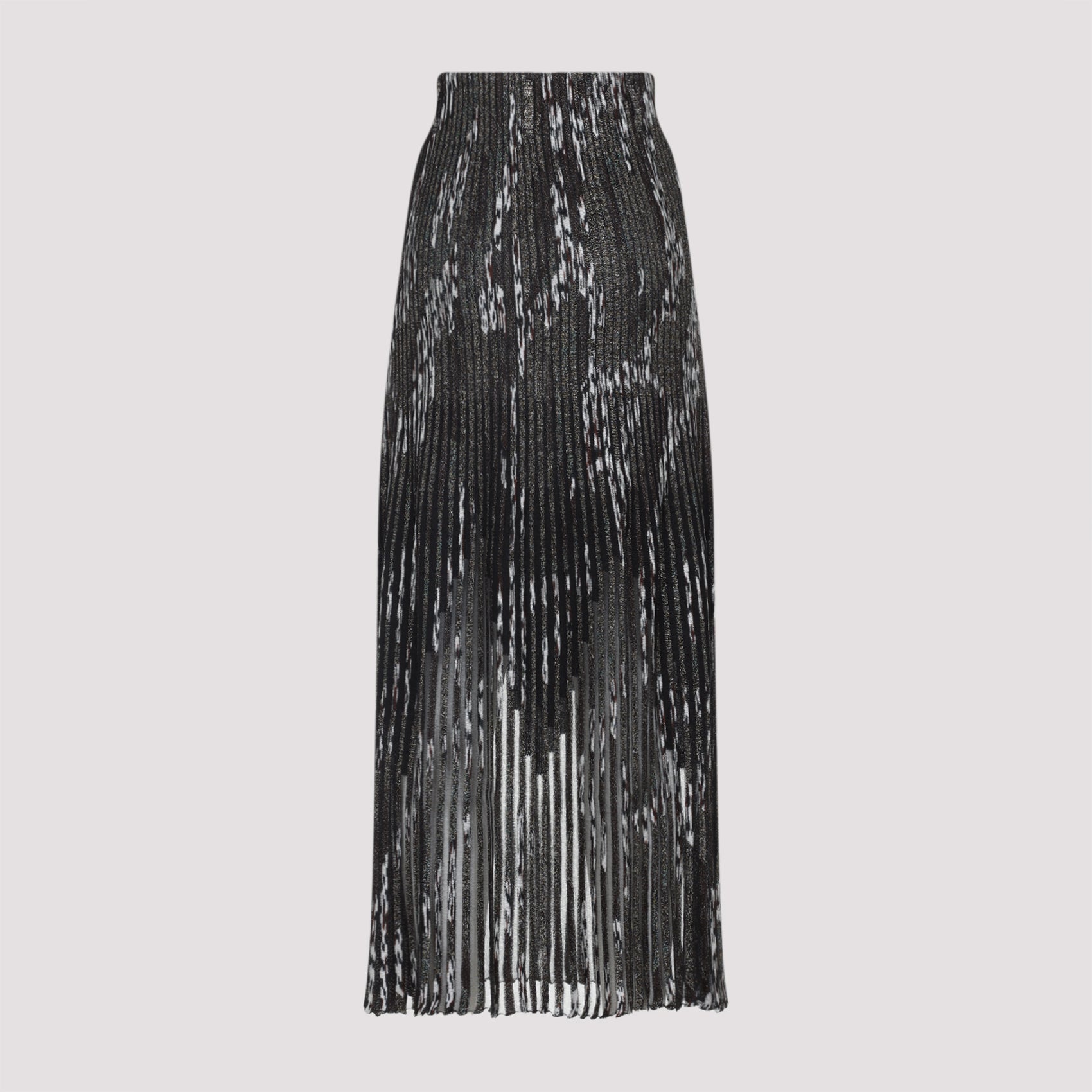 MISSONI Pleated Long Skirt - High Waist A-Line