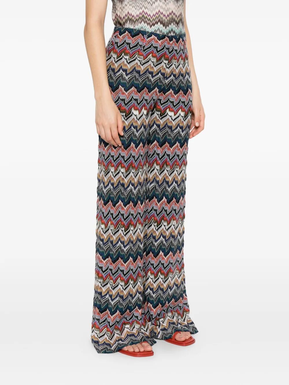 MISSONI Multicolour Elasticated Waist Pants for Women - FW25