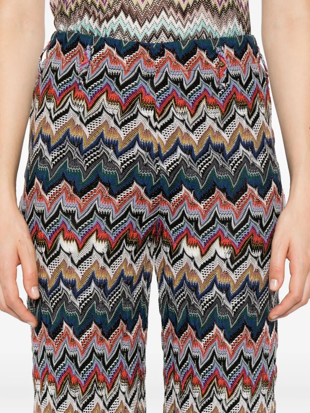 MISSONI Multicolour Elasticated Waist Pants for Women - FW25