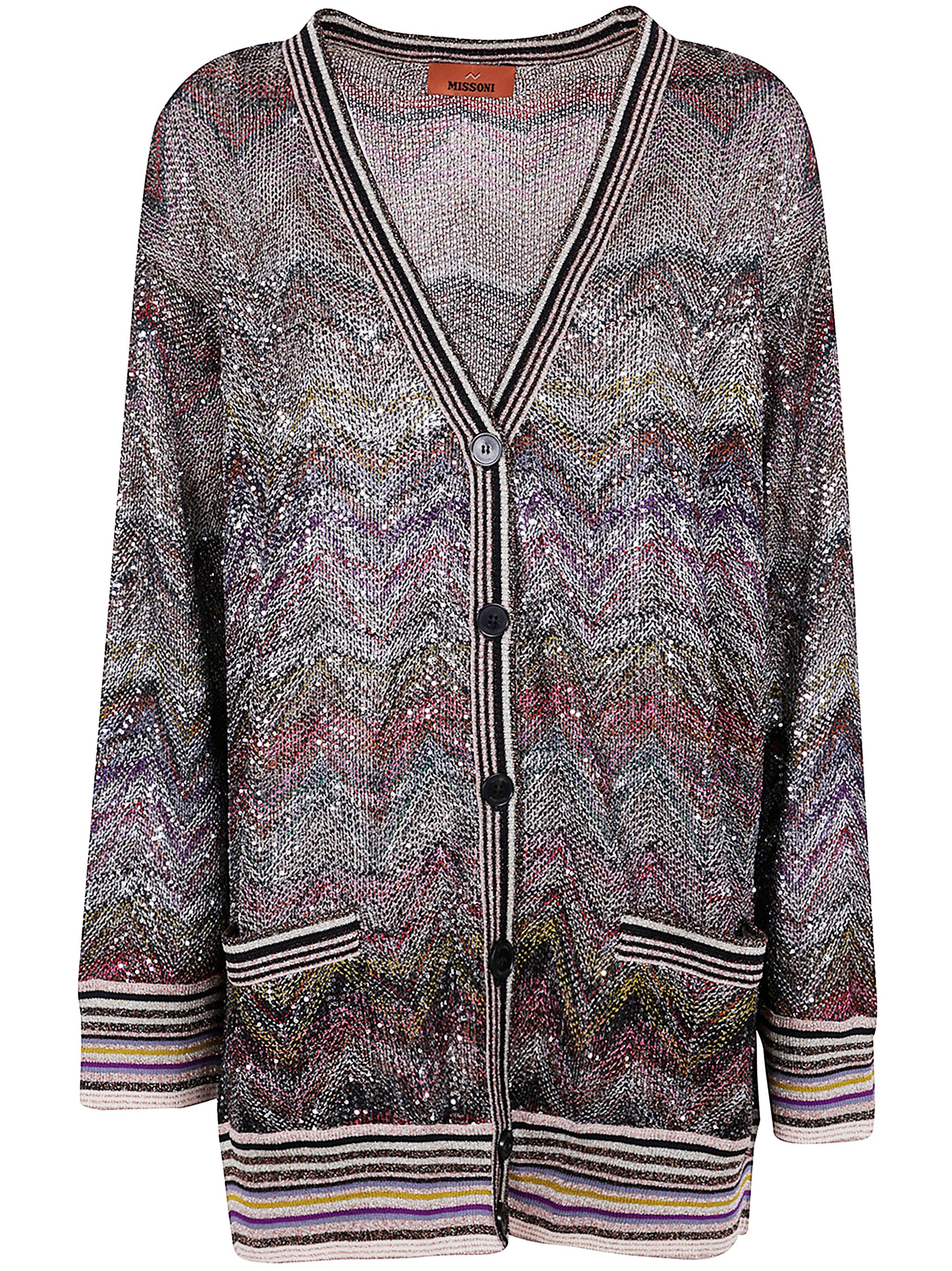 MISSONI Sequined Cardigan for Women - FW25 Collection