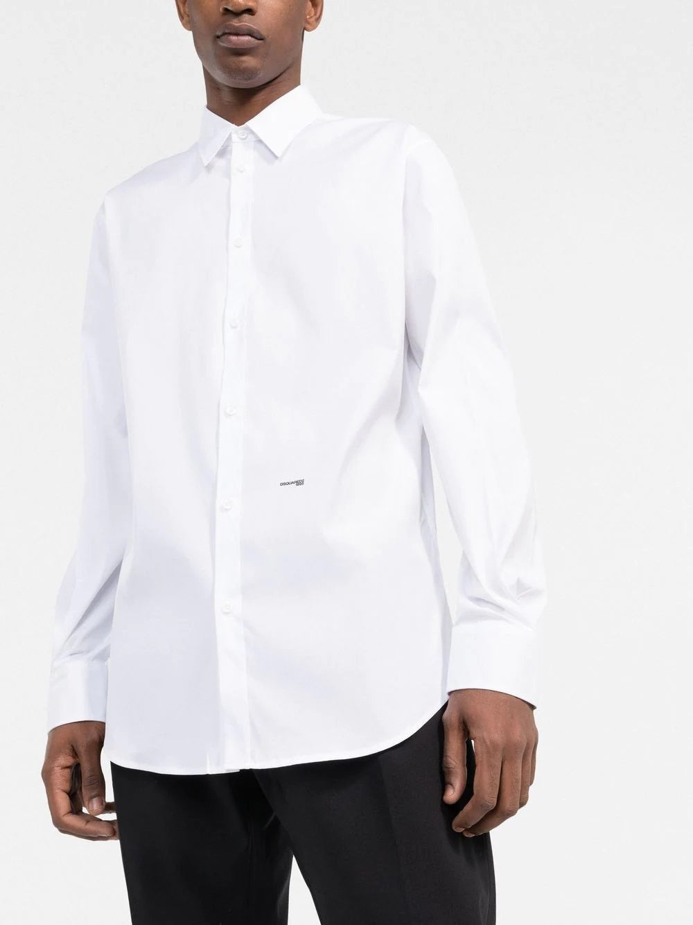 DSQUARED2 Classic White Button-Up Shirt for Men