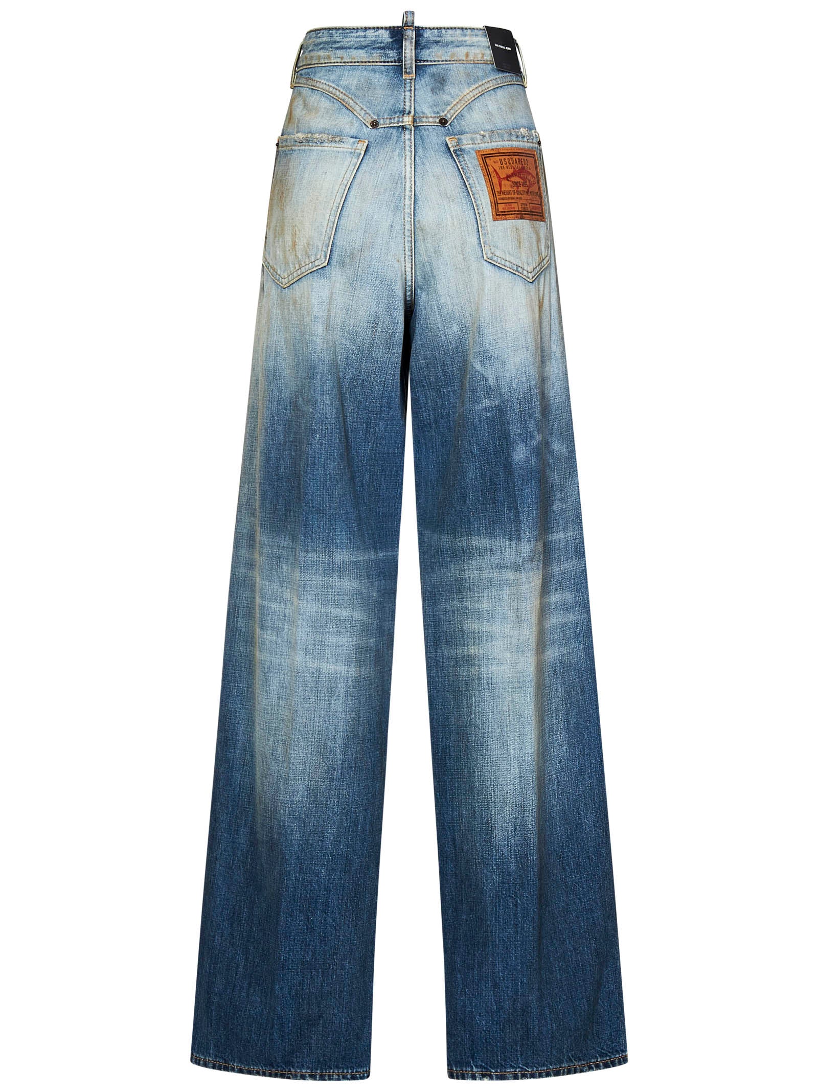 DSQUARED2 Stylish Distressed Denim Jeans for Women Size 42 IT