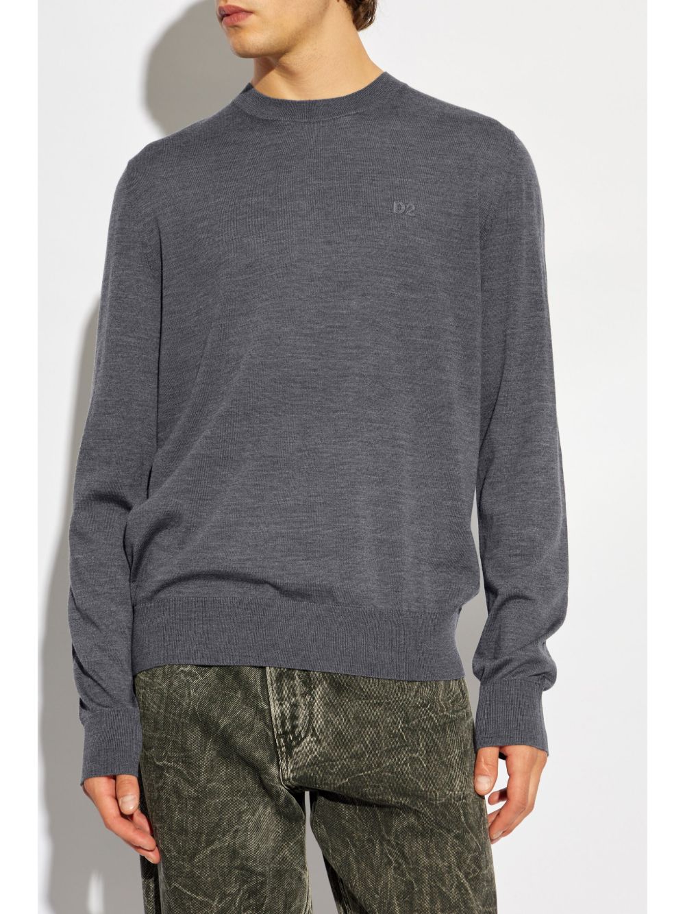 DSQUARED2 Men's Luxurious Virgin Wool Sweater - FW25 Collection