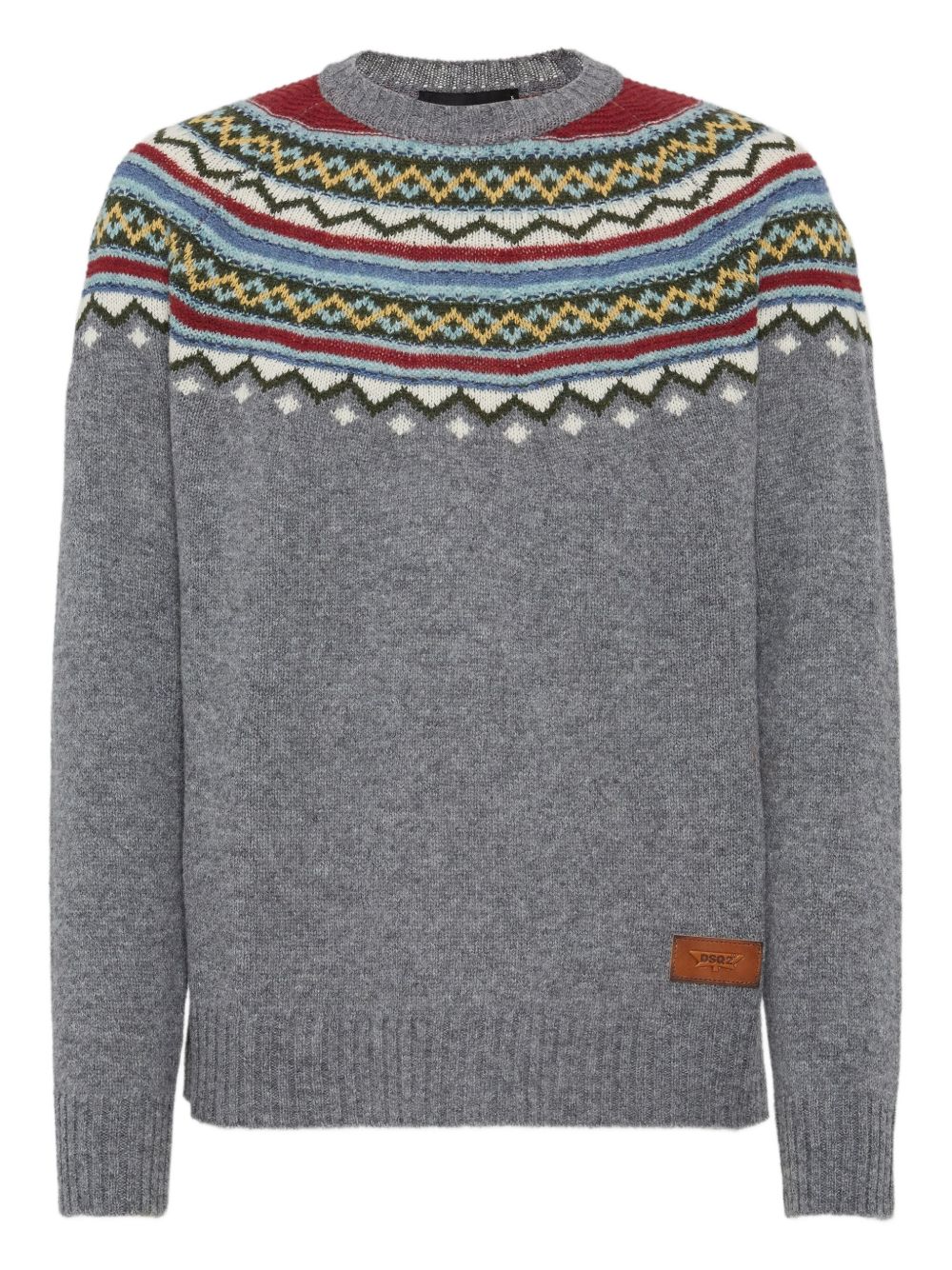 DSQUARED2 Multicolour Virgin Wool Sweater for Men - FW25