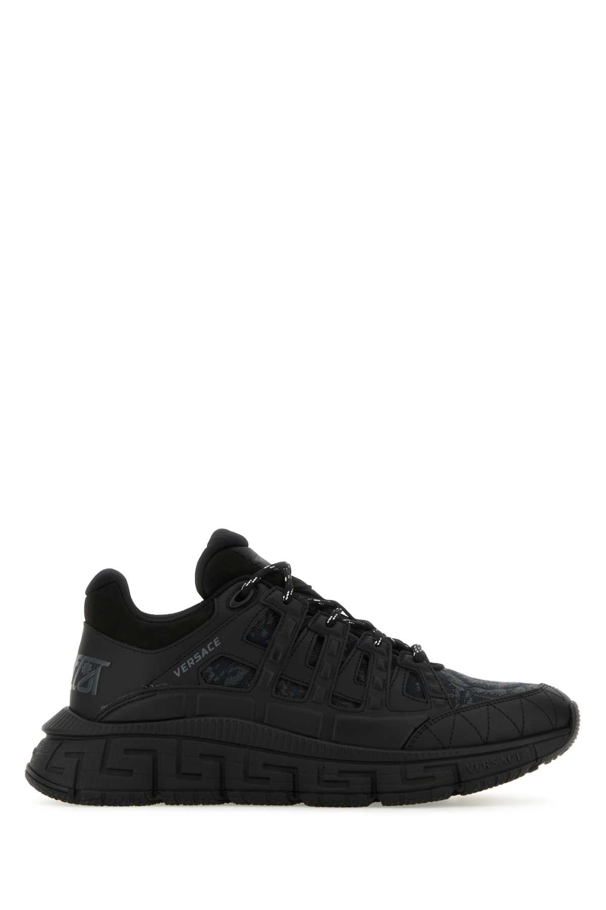 VERSACE Sleek Men's Anthracite Sneakers
