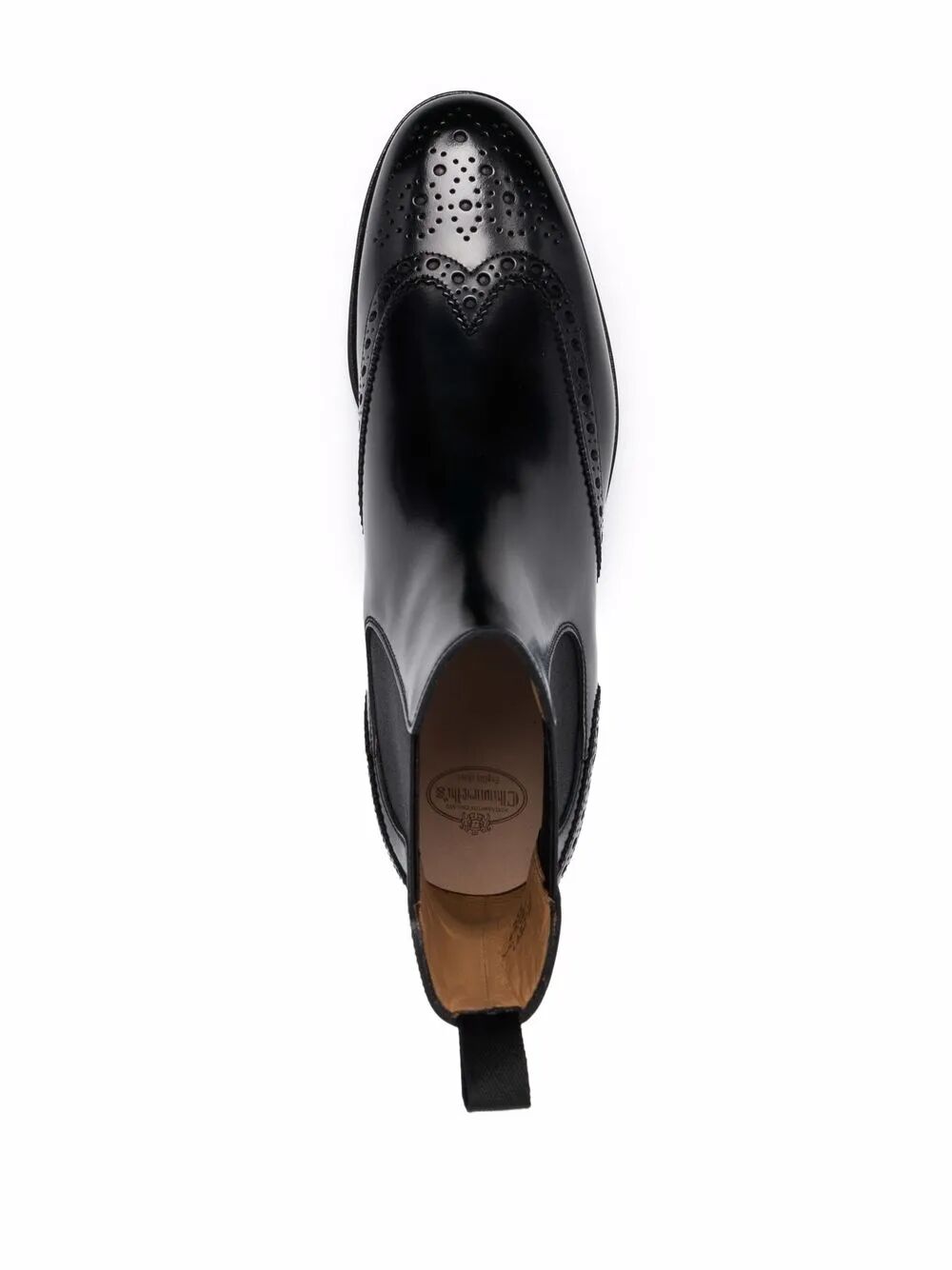 CHURCH'S Brogue-Detail Chelsea Boots for Women
