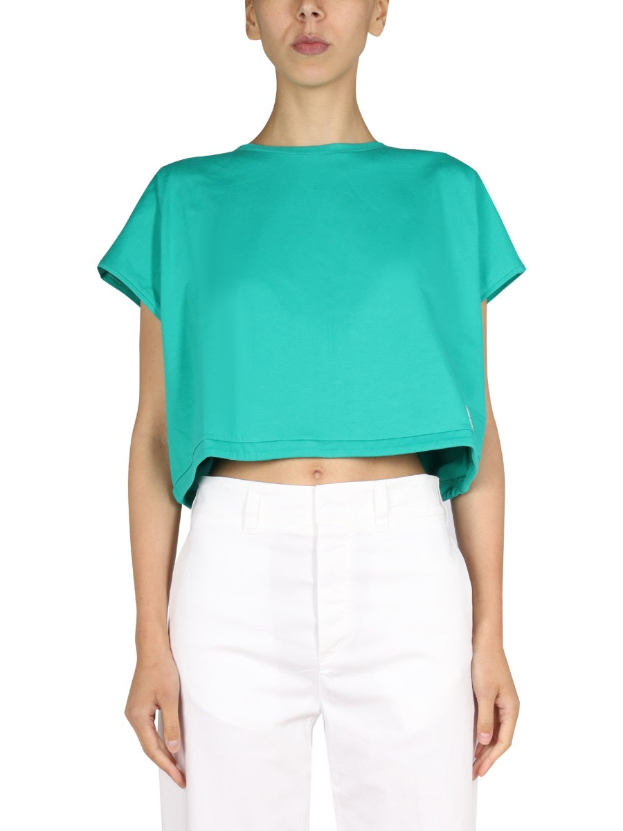 DEPARTMENT FIVE Women's Mini T-Shirt with Drawstring Bottom