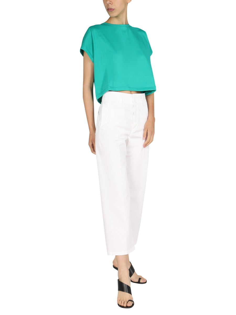 DEPARTMENT FIVE Women's Mini T-Shirt with Drawstring Bottom