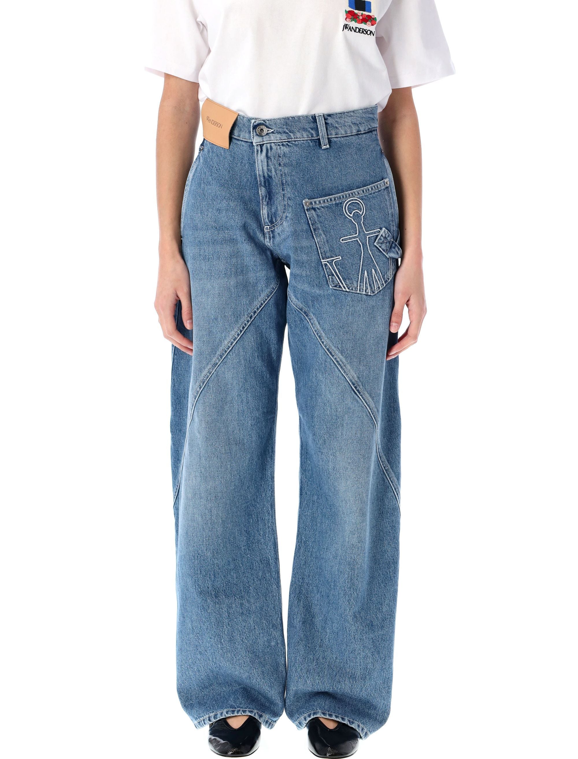 JW ANDERSON Twisted Workwear Jeans for Women
