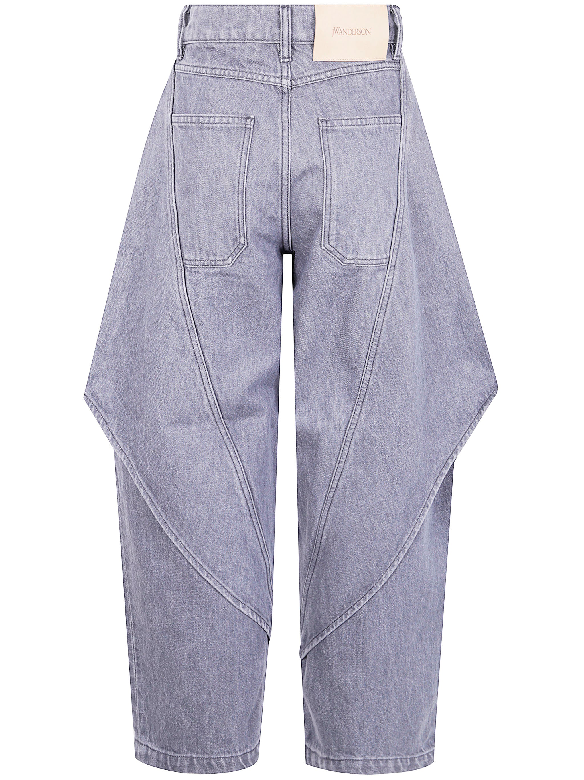 JW ANDERSON Cropped Sculptural Mini Jeans