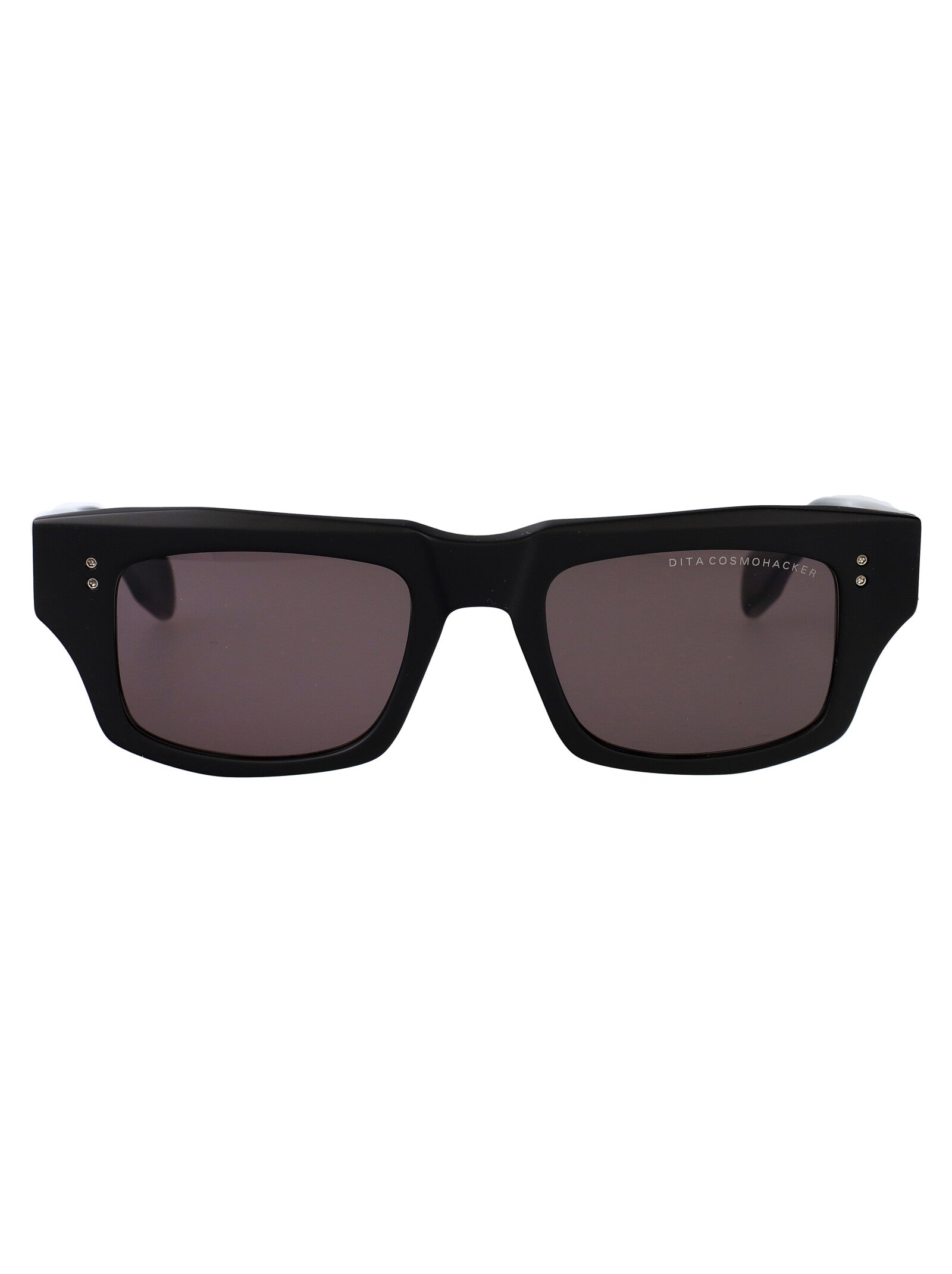 DITA EYEWEAR Matte Black Acetate and Metal Sunglasses