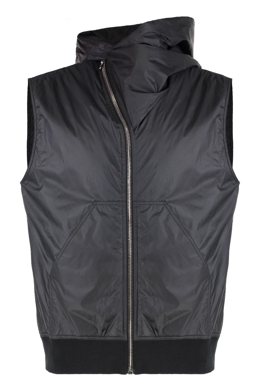 DRKSHDW Asymmetric Hooded Bodywarmer