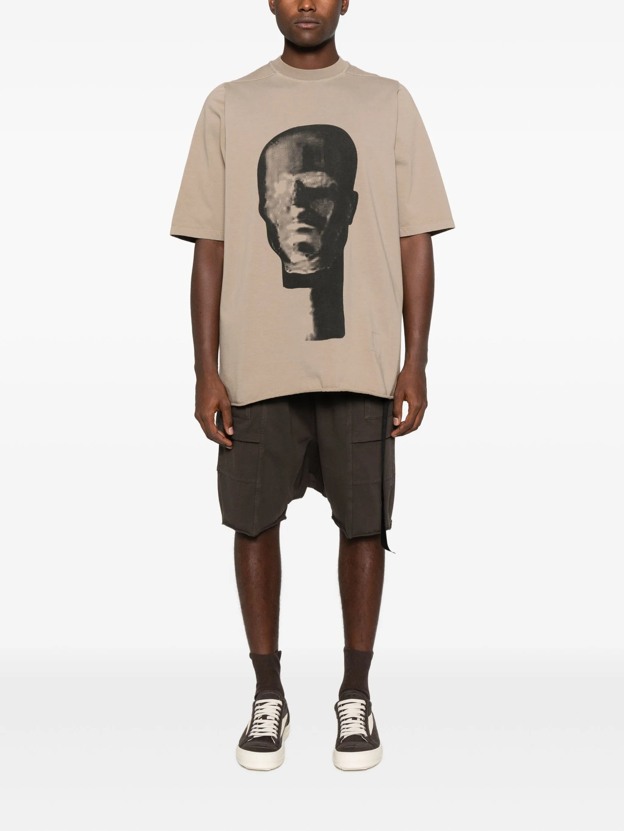 DRKSHDW Jumbo Oversized T-Shirt with Front Print - Men's Small