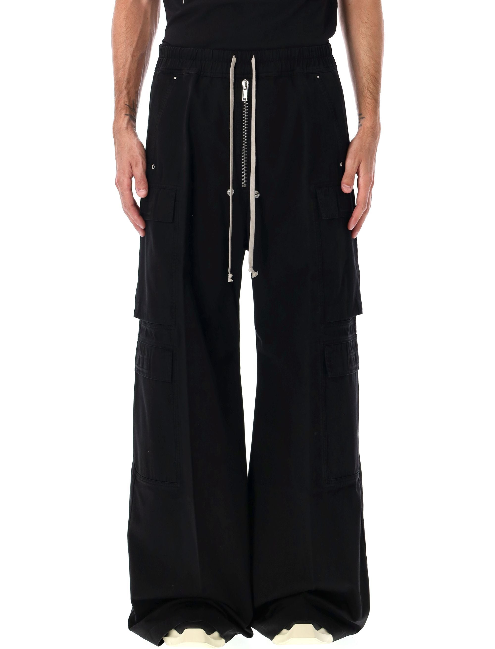 RICK OWENS Oversized Double Cargo Jumbo Pants - Size M