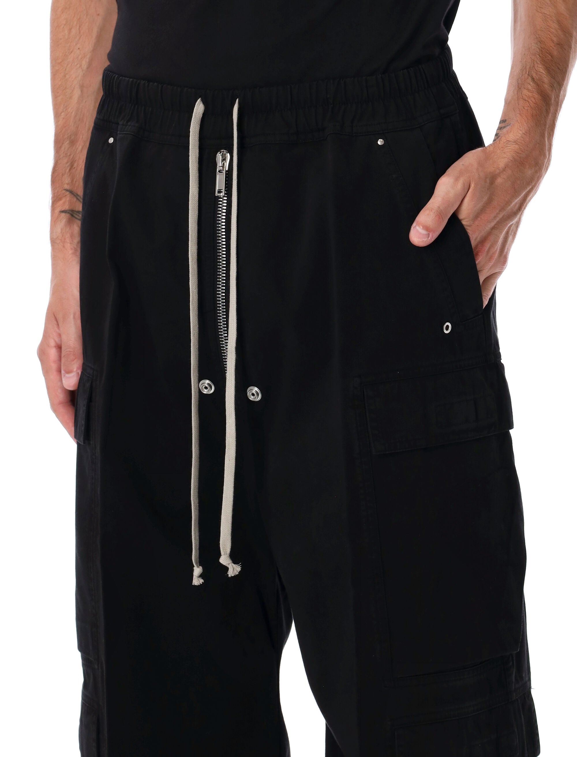 RICK OWENS Oversized Double Cargo Jumbo Pants - Size M