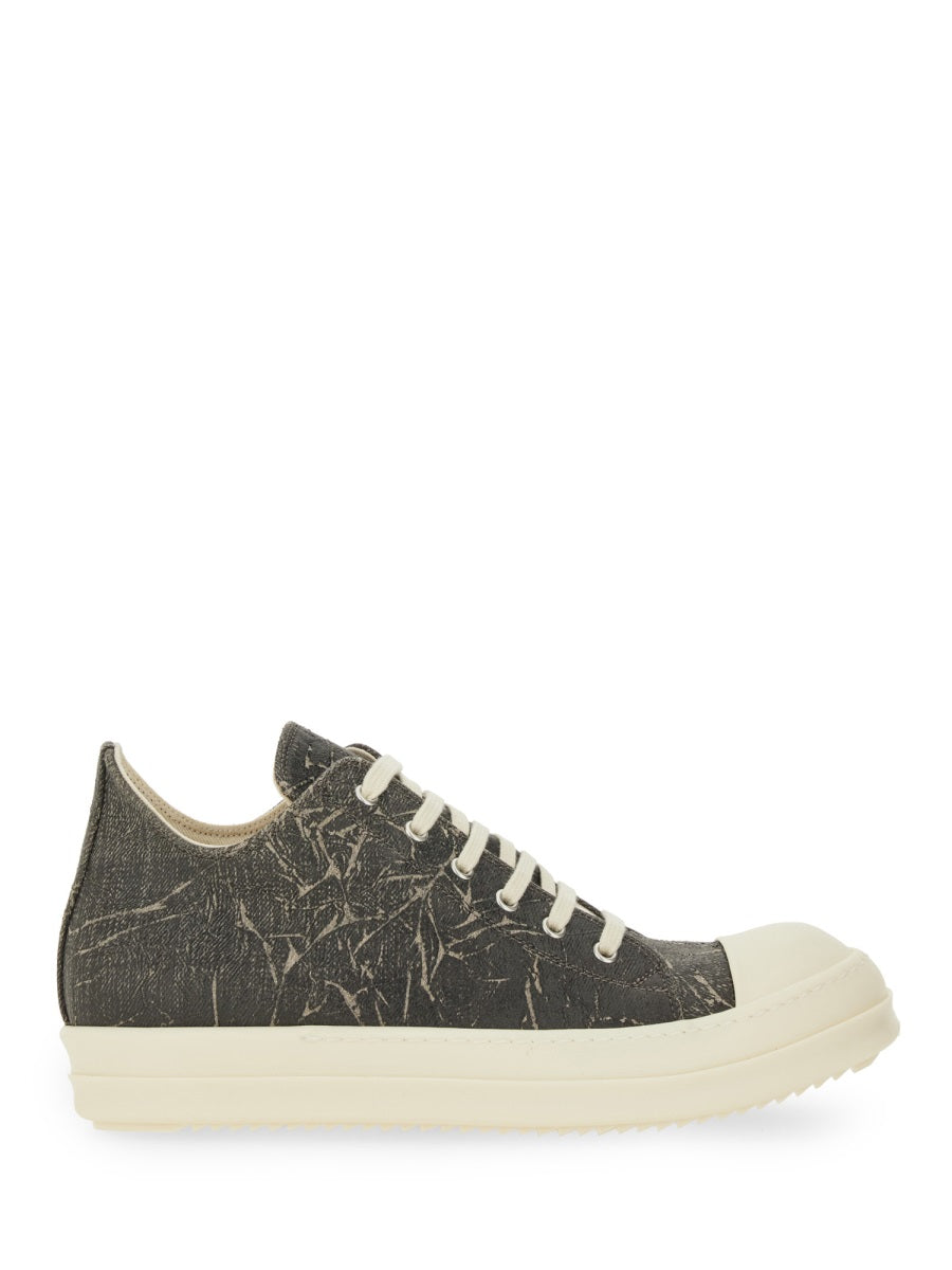 DRKSHDW Low-Top Sneakers in Washed Denim Effect