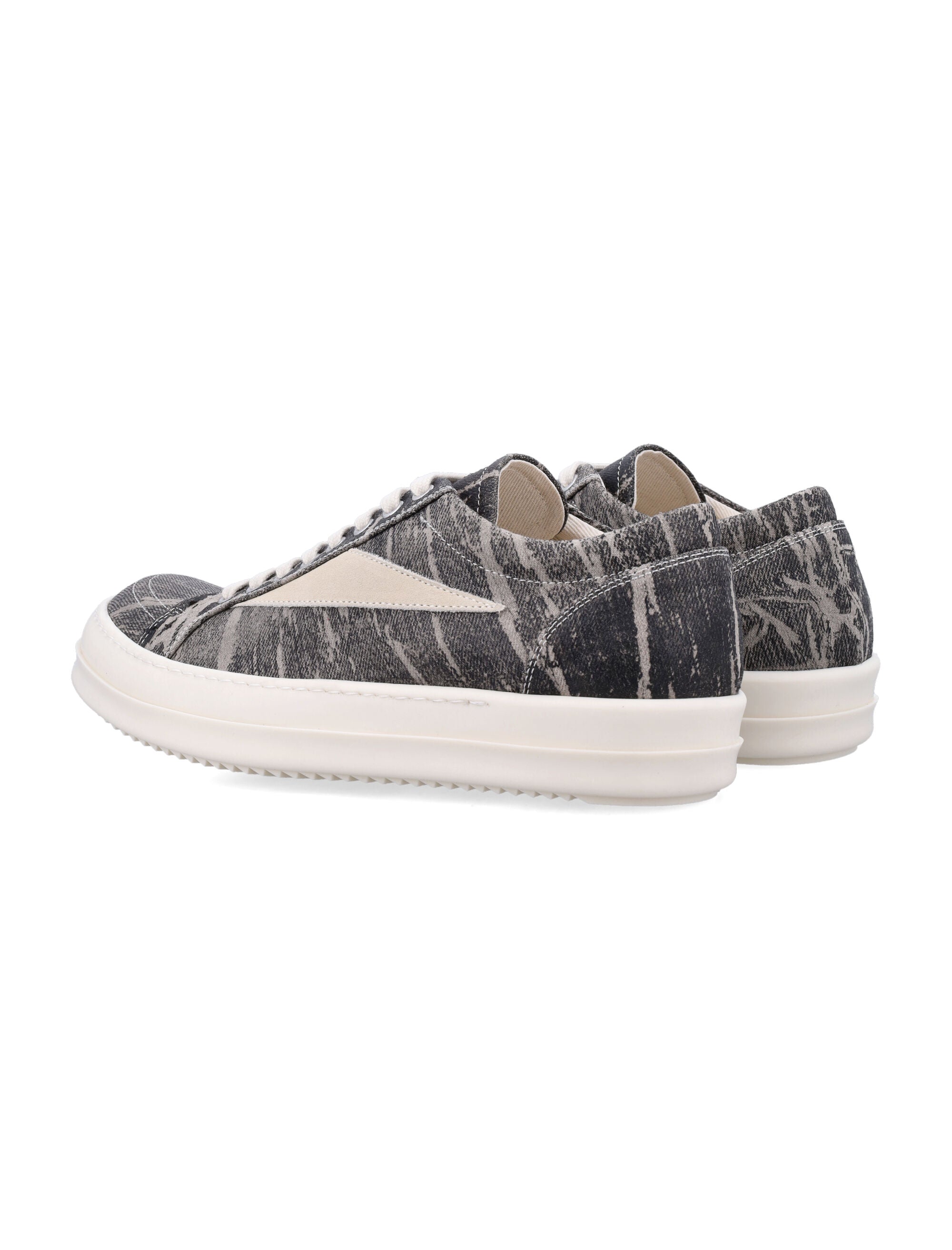 DRKSHDW Vintage Denim-Effect Fabric Sneaker for Men