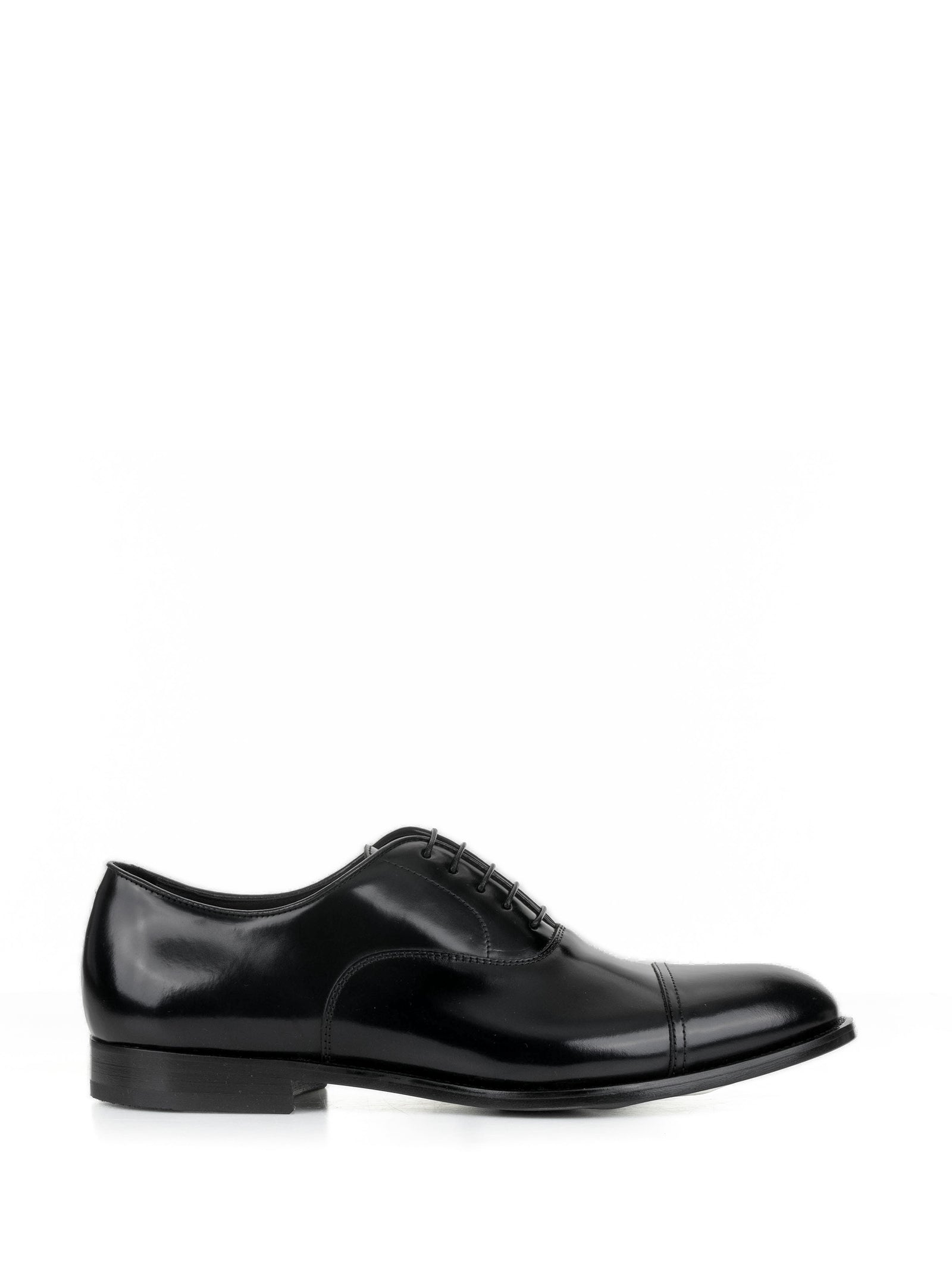 DOUCAL'S Classic Leather Oxford with Cap Toe for Men