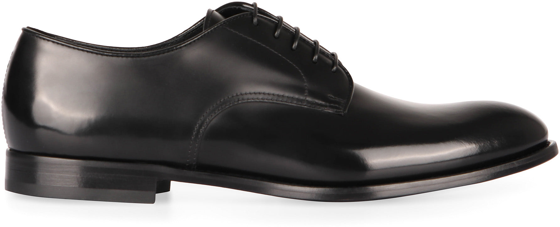 DOUCAL'S Smooth Leather Lace-Up Shoes for Men